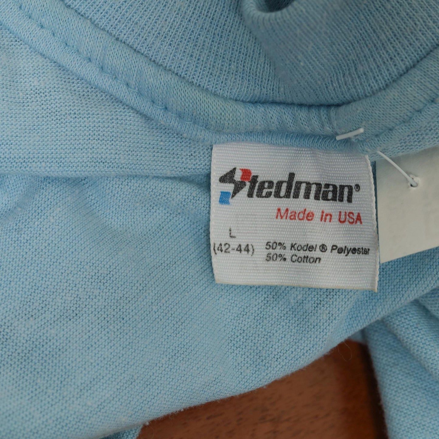 80s Guantanamo Bay Cuba Windmill Beach Graphic T-Shirt Baby Blue Small