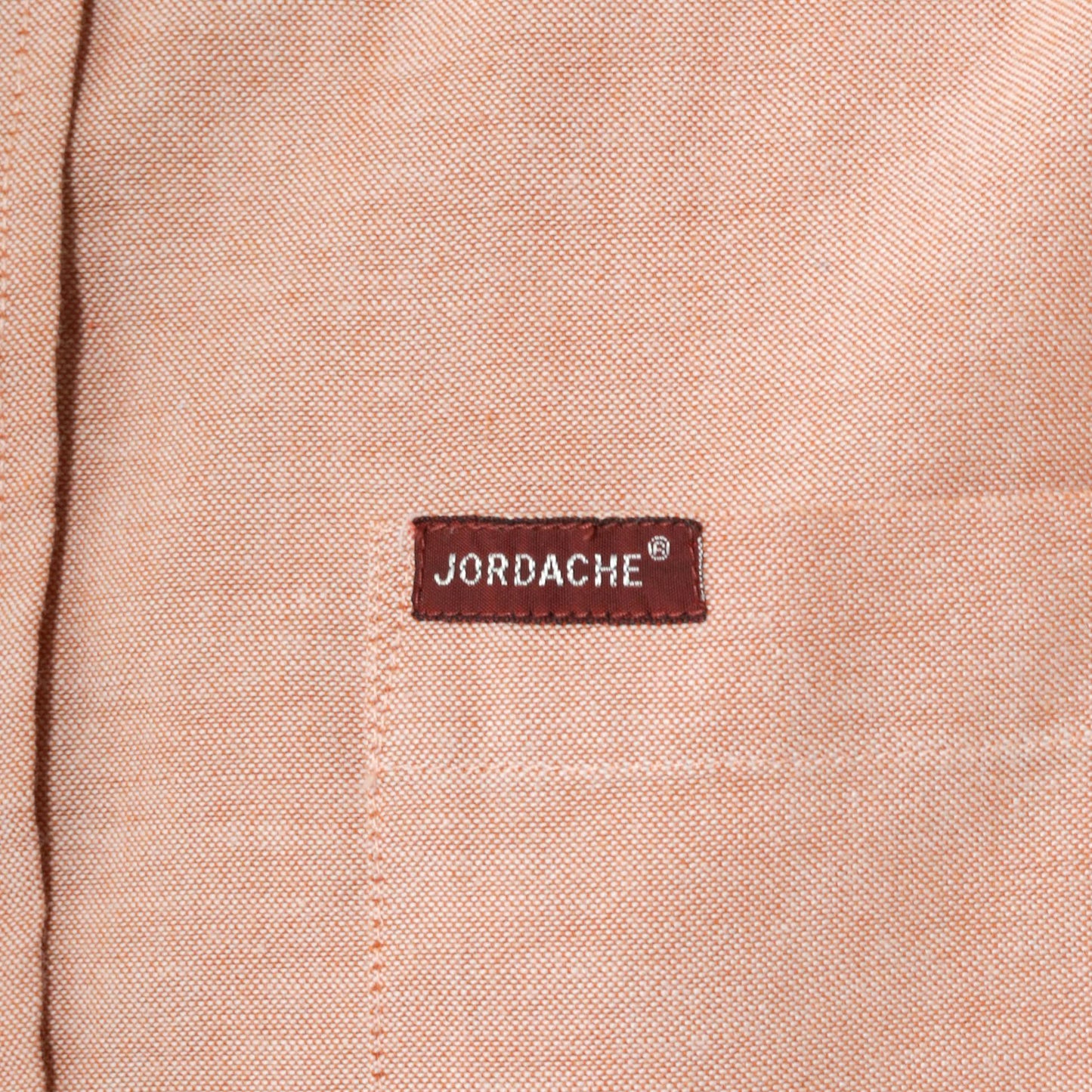 80s Jordache Orange White Button Up Blouse Small S