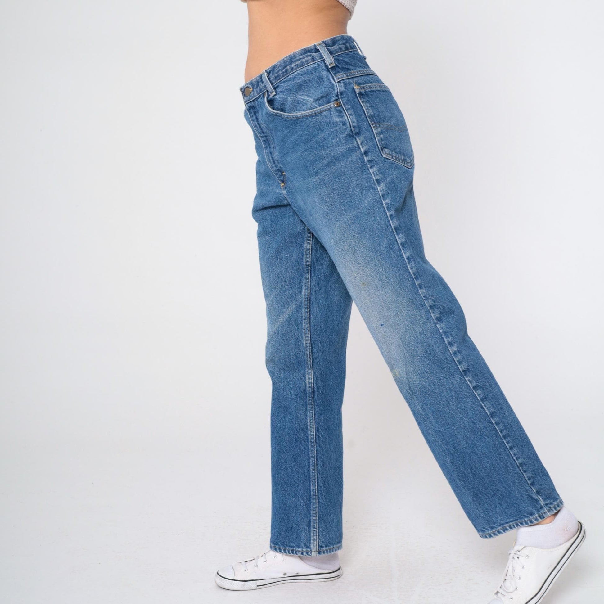 90s OshKosh Straight Leg Jeans High Rise Blue Denim Medium