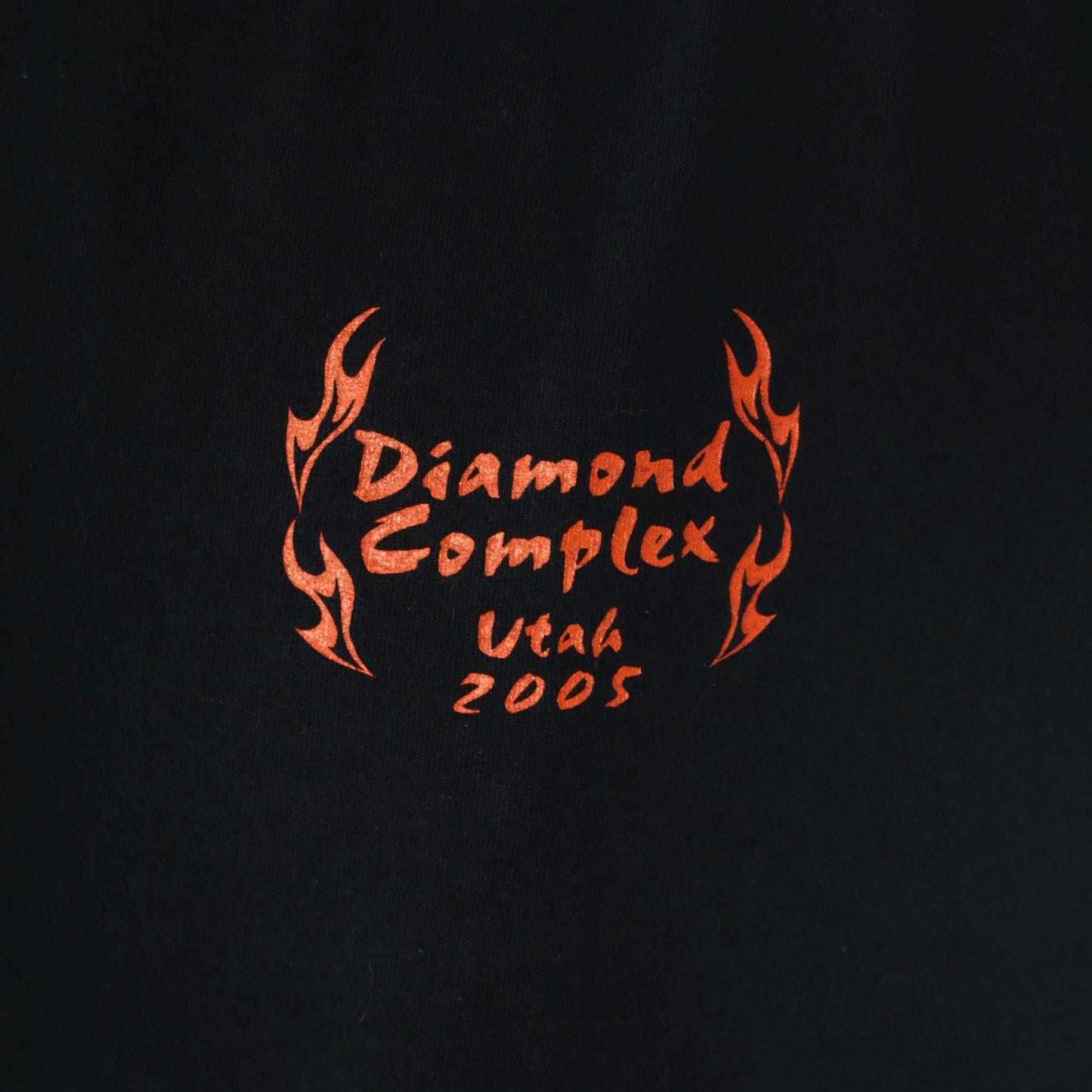 2000s Diamond Complex Firefighter Wildfire Graphic T-Shirt Black Extra Large