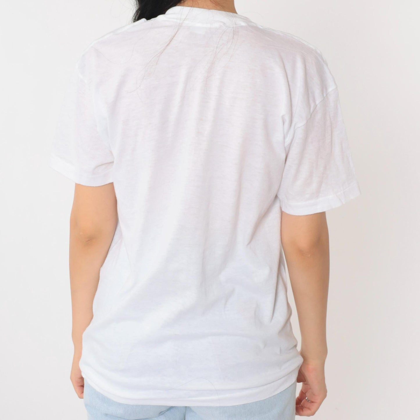 90s Myrtle Beach Graphic T-Shirt White Single Stitch Crewneck Medium