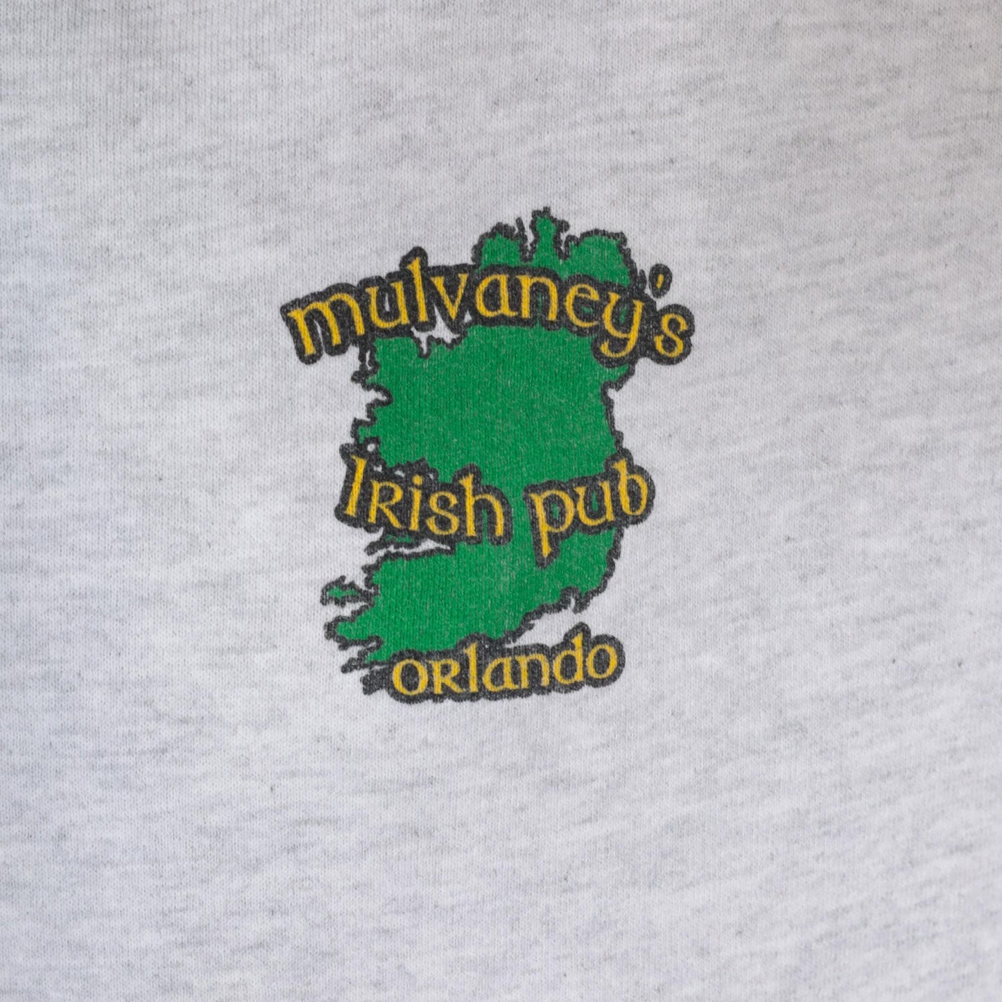 90s Mulvaney's Irish Pub Sweatshirt Grey Graphic Crewneck Large