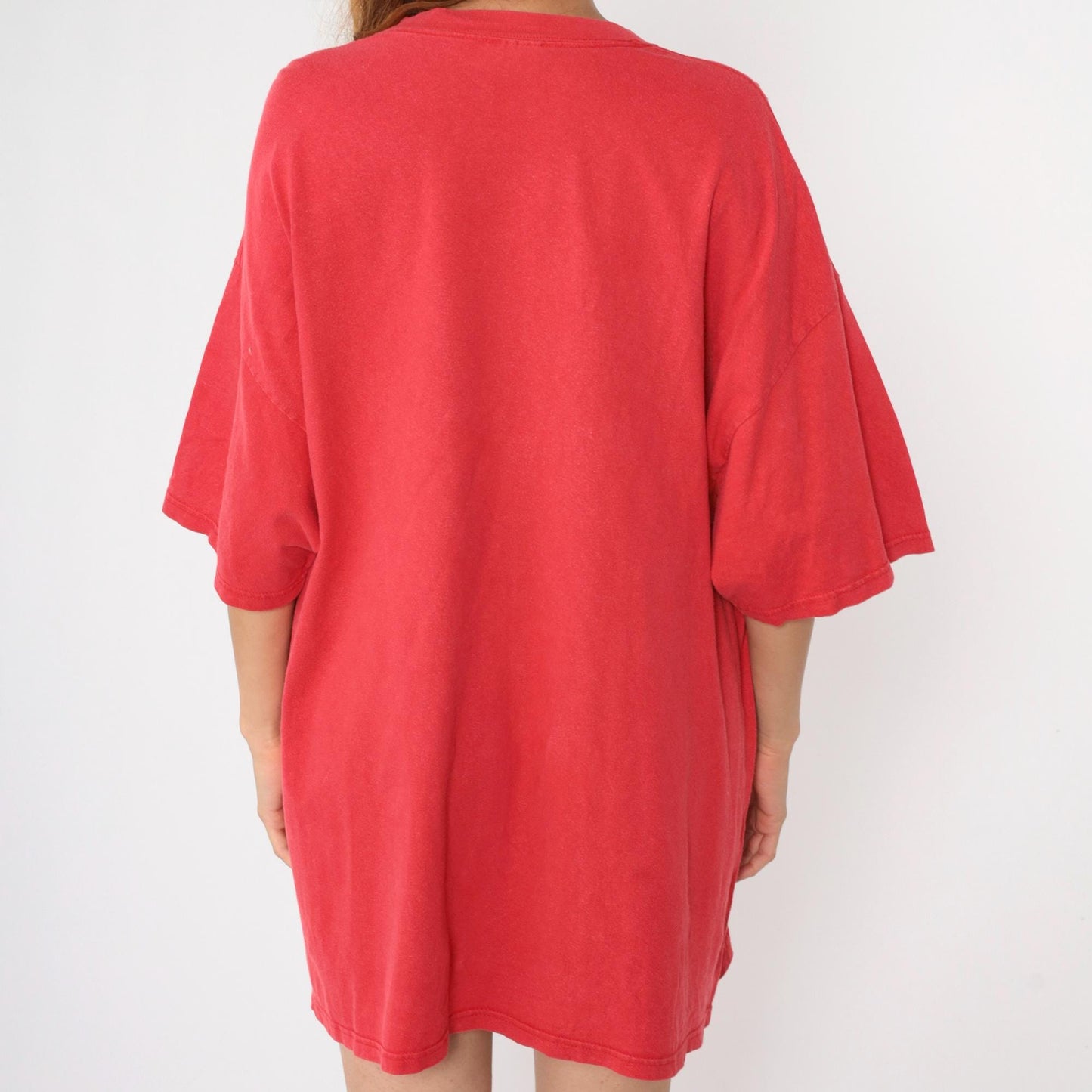 Y2K Eleanor Burns Quilt In A Day Graphic T-Shirt Dress Red Hot Rod XXL