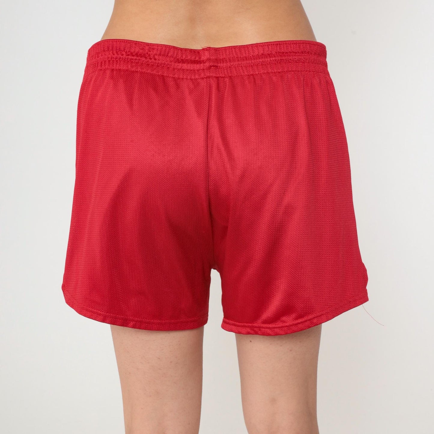 90s Brine Lacrosse Shorts Red Mesh Nylon Drawstring Extra Large XL
