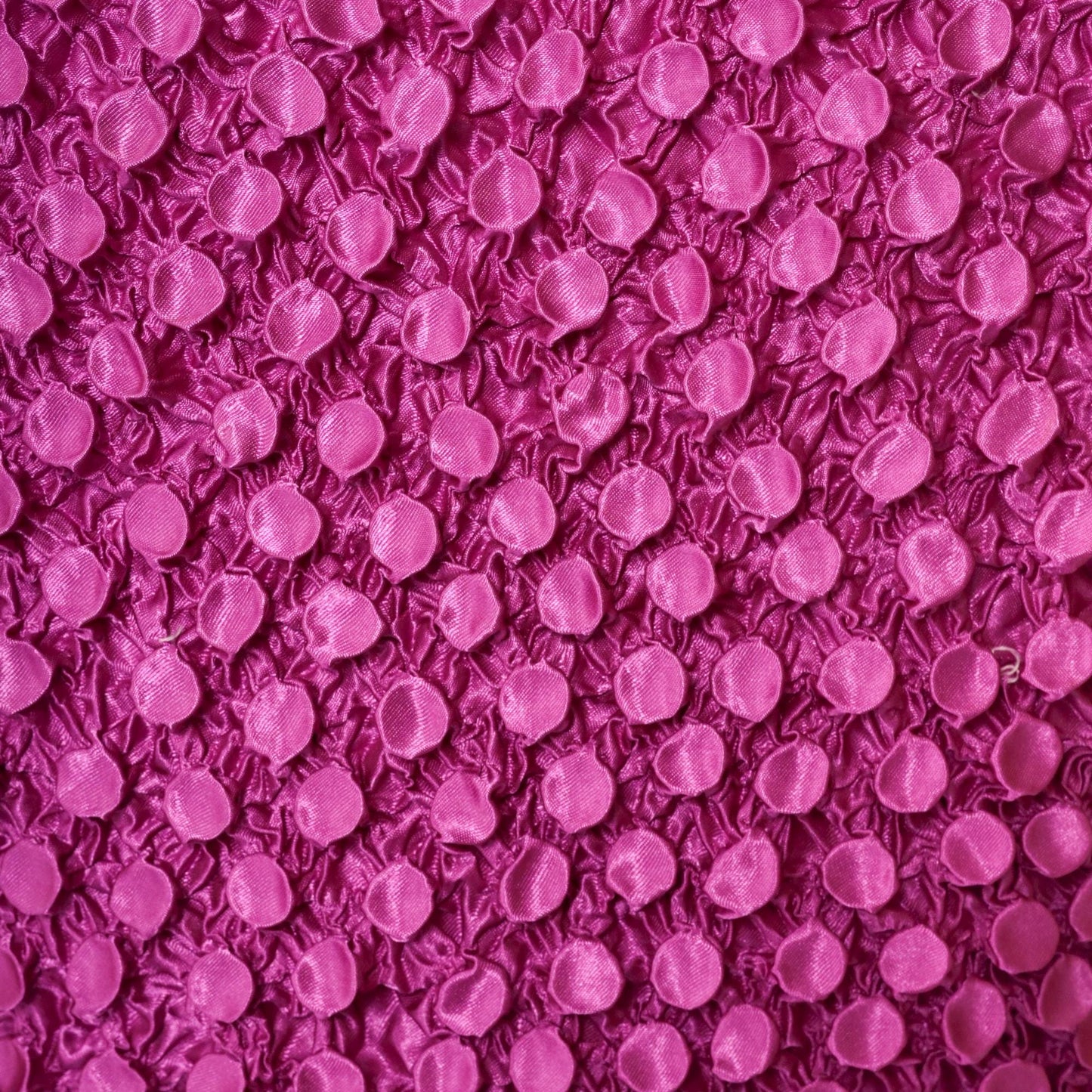Y2K Magenta Popcorn Textured Short Sleeve Top One Size
