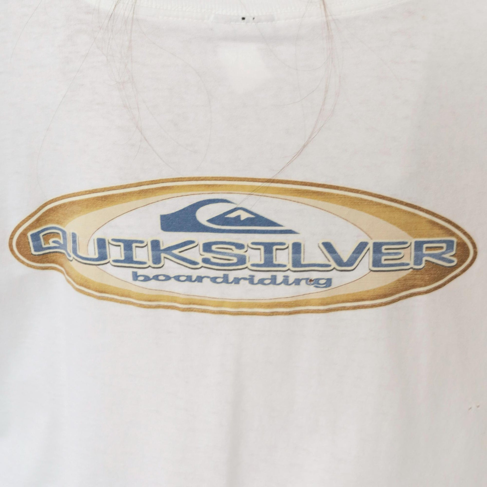 90s Quiksilver Boardriding Long Sleeve Graphic T-Shirt White Extra Large XL