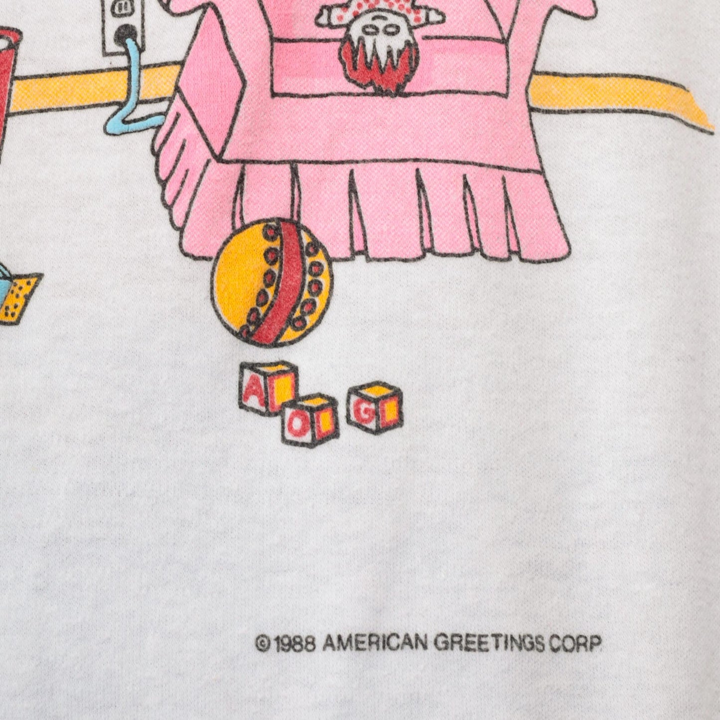 1988 American Greetings Mom Graphic T-Shirt White Cotton Tee Medium M
