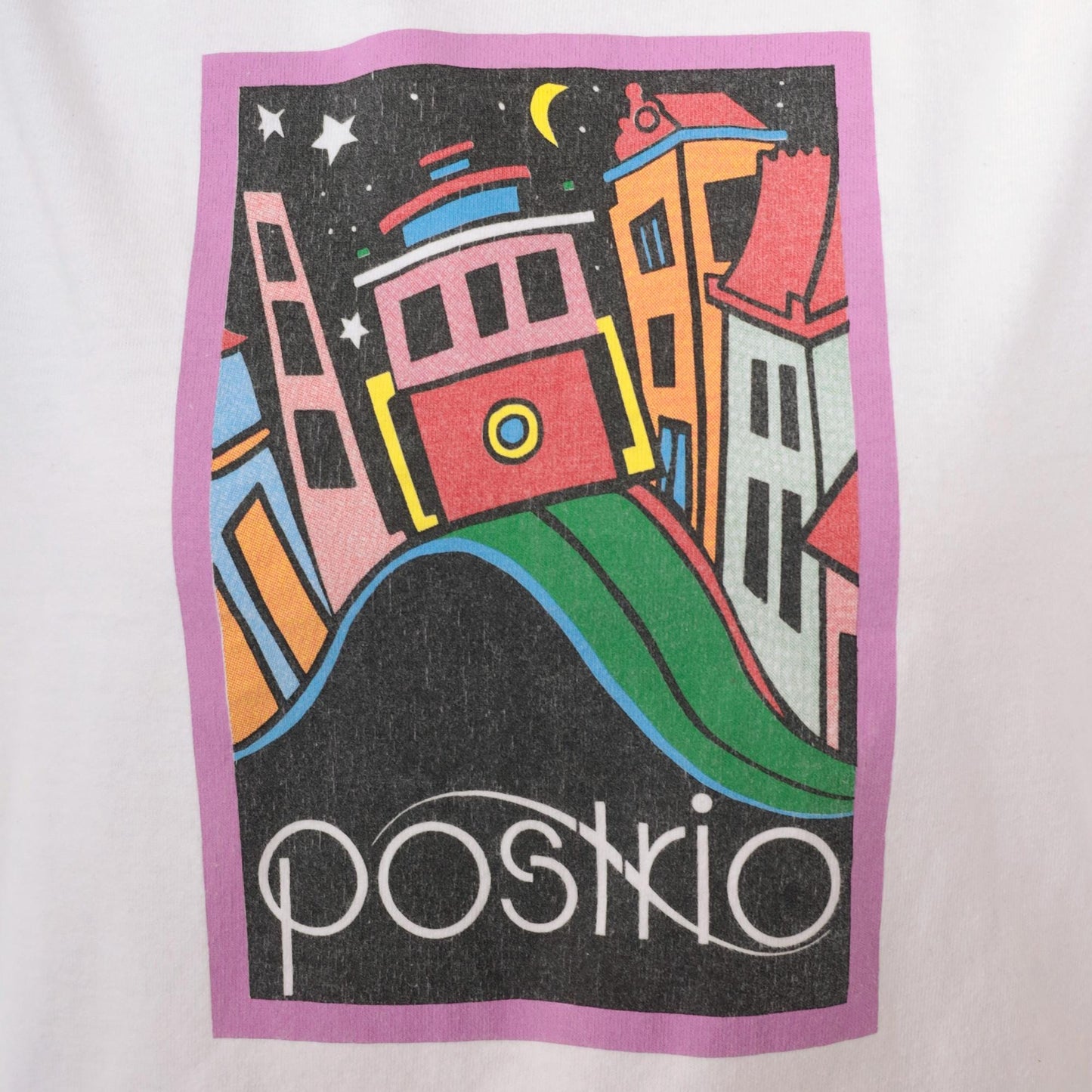 90s Postrio Restaurant San Francisco Graphic T-Shirt Cotton Medium