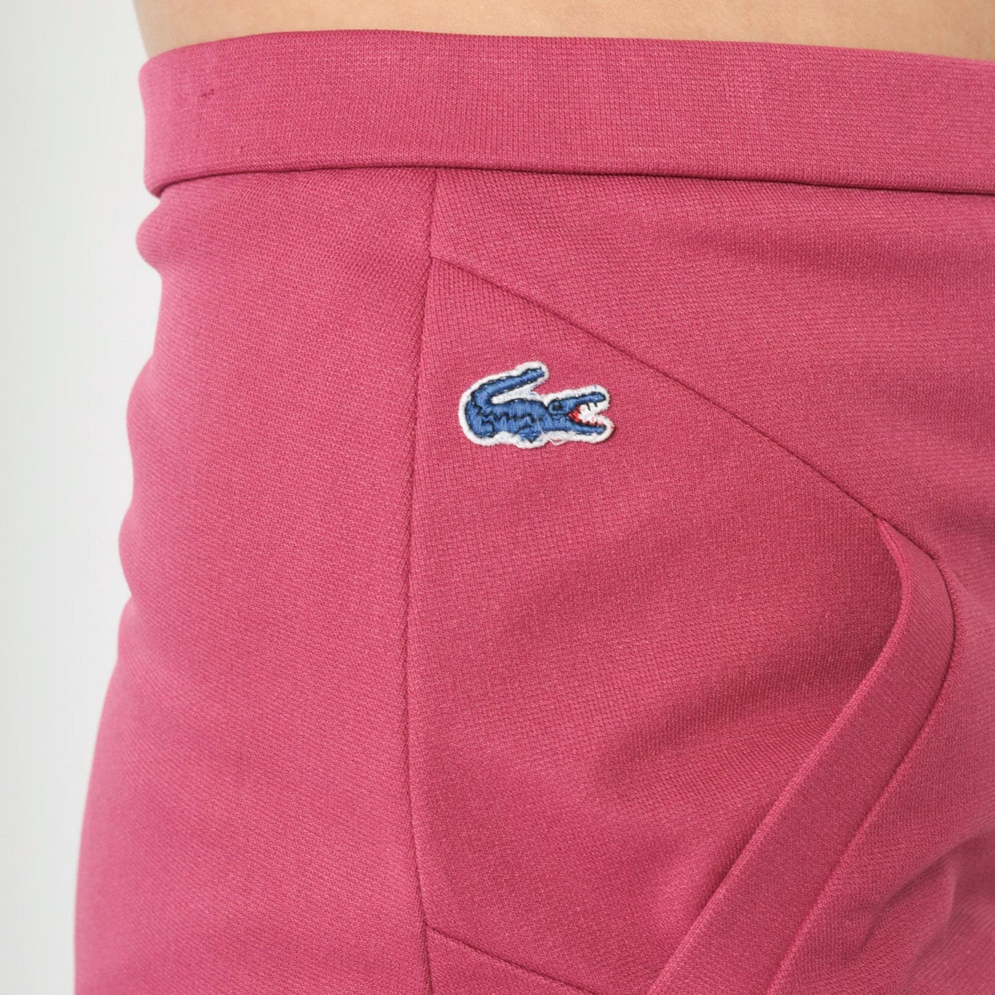 70s Lacoste Haymaker Mini Skirt Pink High Waist Tennis Skort Small