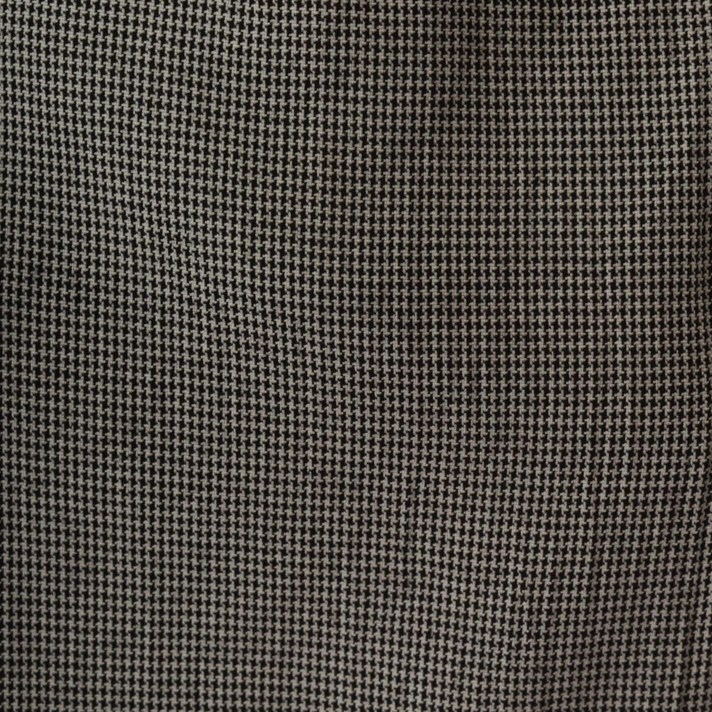 90s Black Houndstooth Mini Dress Square Neck High Waist Sleeveless Medium M