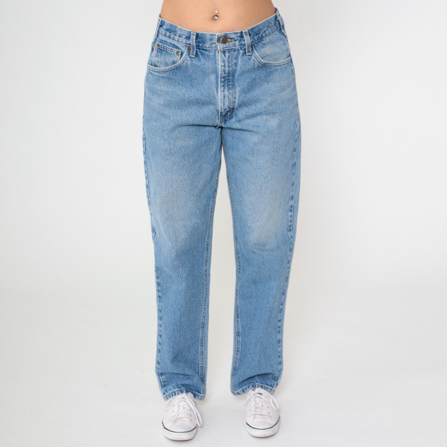 Y2K Carhartt High Rise Straight Leg Jeans Blue Denim 33x34