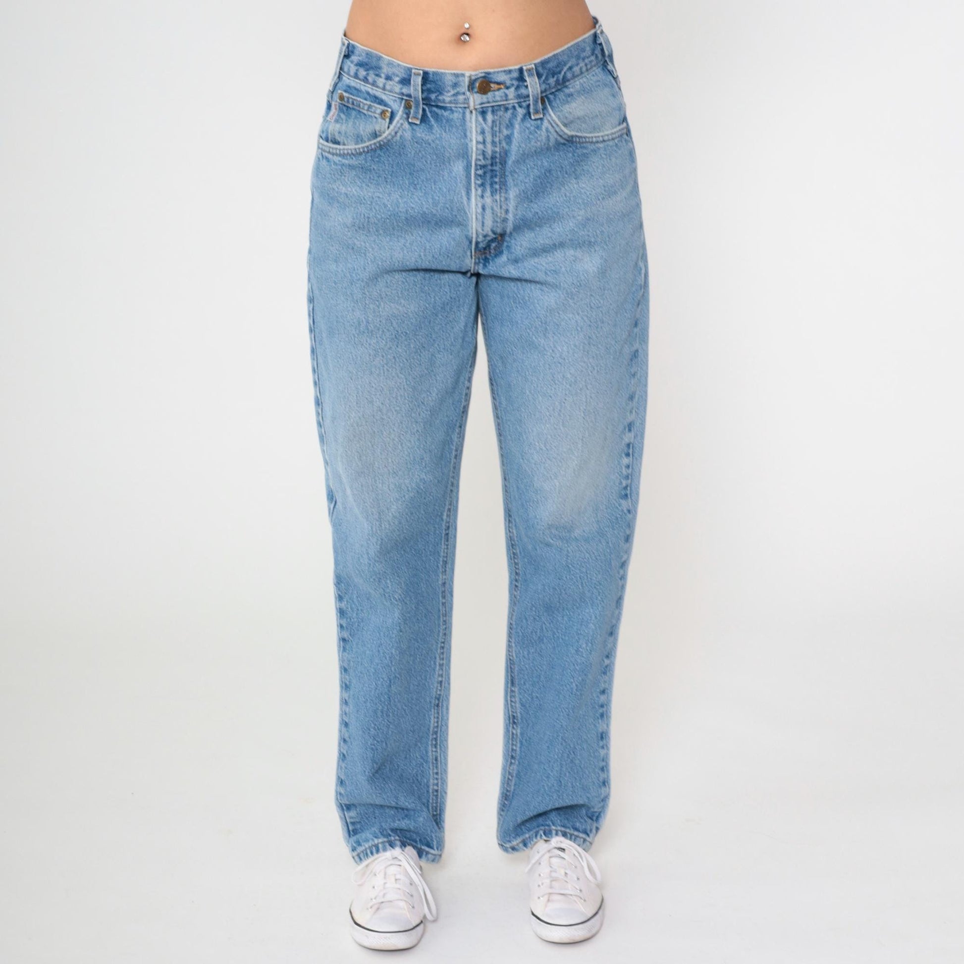 Y2K Carhartt High Rise Straight Leg Jeans Blue Denim 33x34