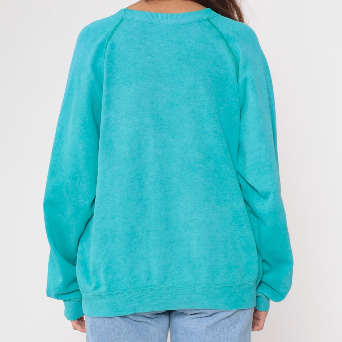 90s National Ballet of Canada Sweatshirt Turquoise Graphic Raglan Extra Large