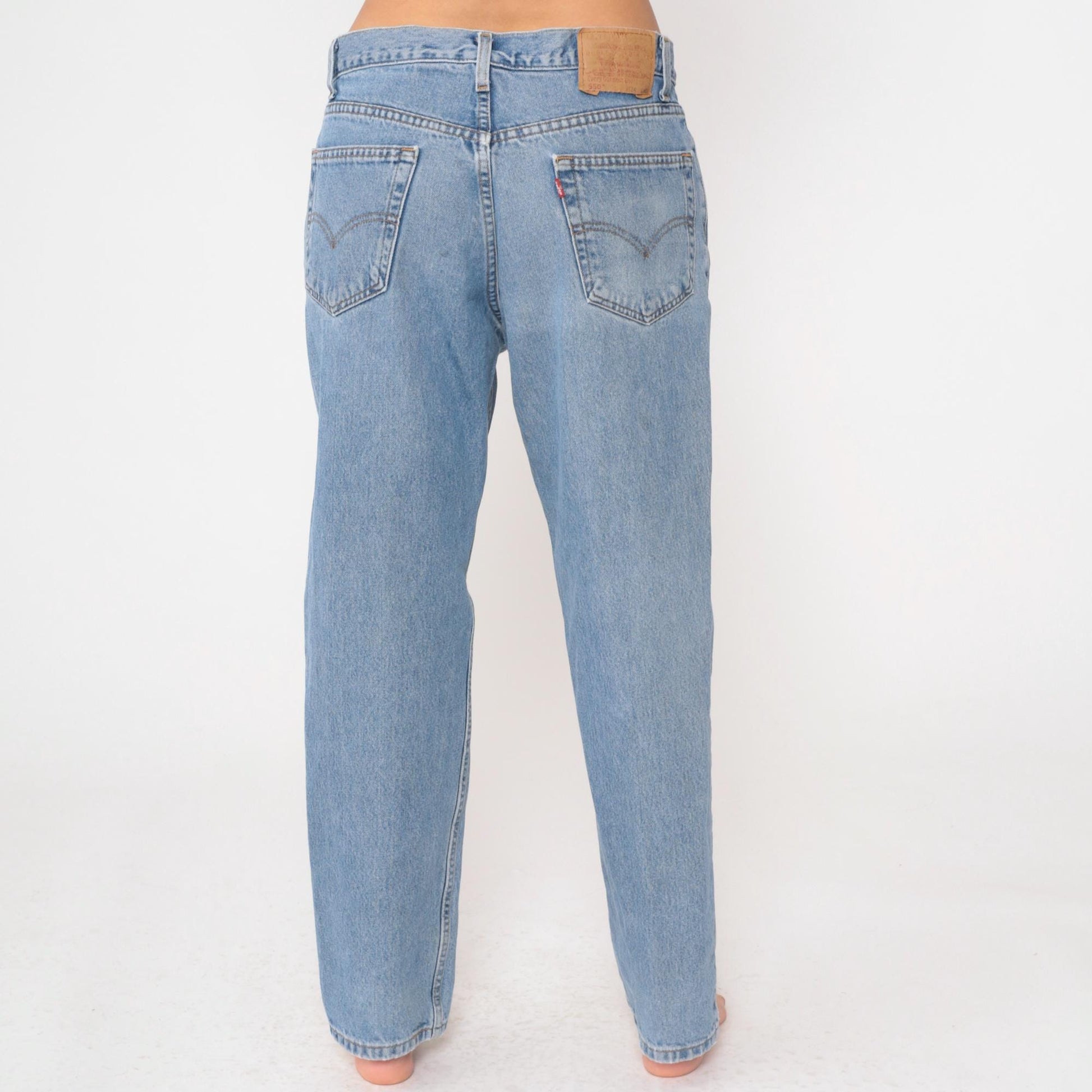 Levi's 550 Y2K Light Wash Jeans High Rise Straight Leg 34