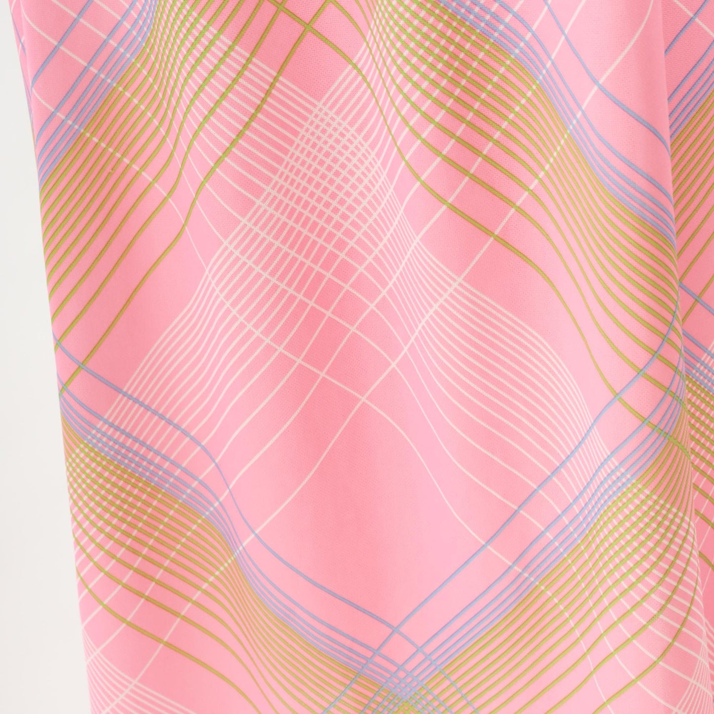 70s Colorblock Halter Maxi Dress Pink Plaid Turtleneck Open Back Small