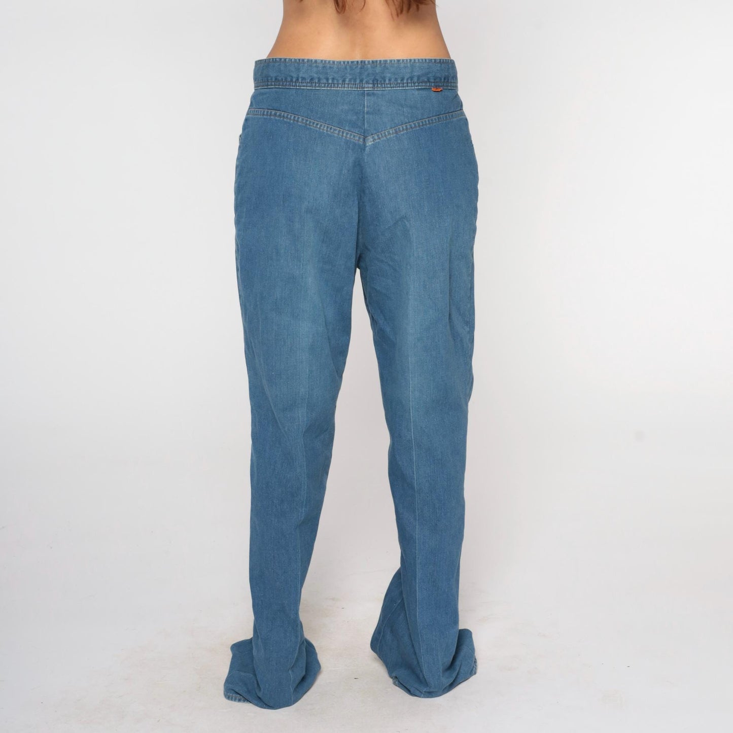 1970s Levi's Straight Leg Jeans High Waisted Blue Denim 32x33