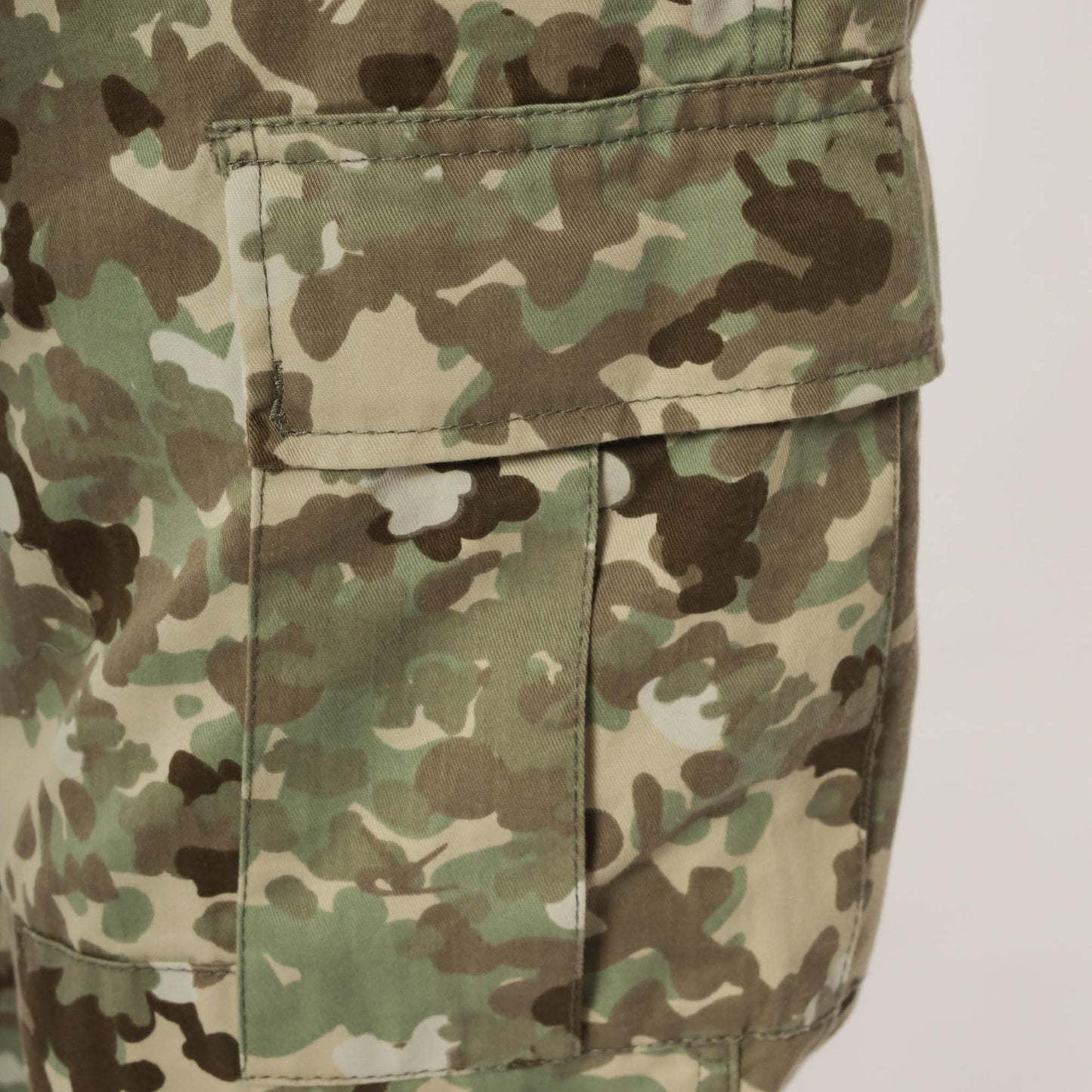 90s Rothco BDU Camouflage Cargo Pants Olive Multi-Pocket Small S