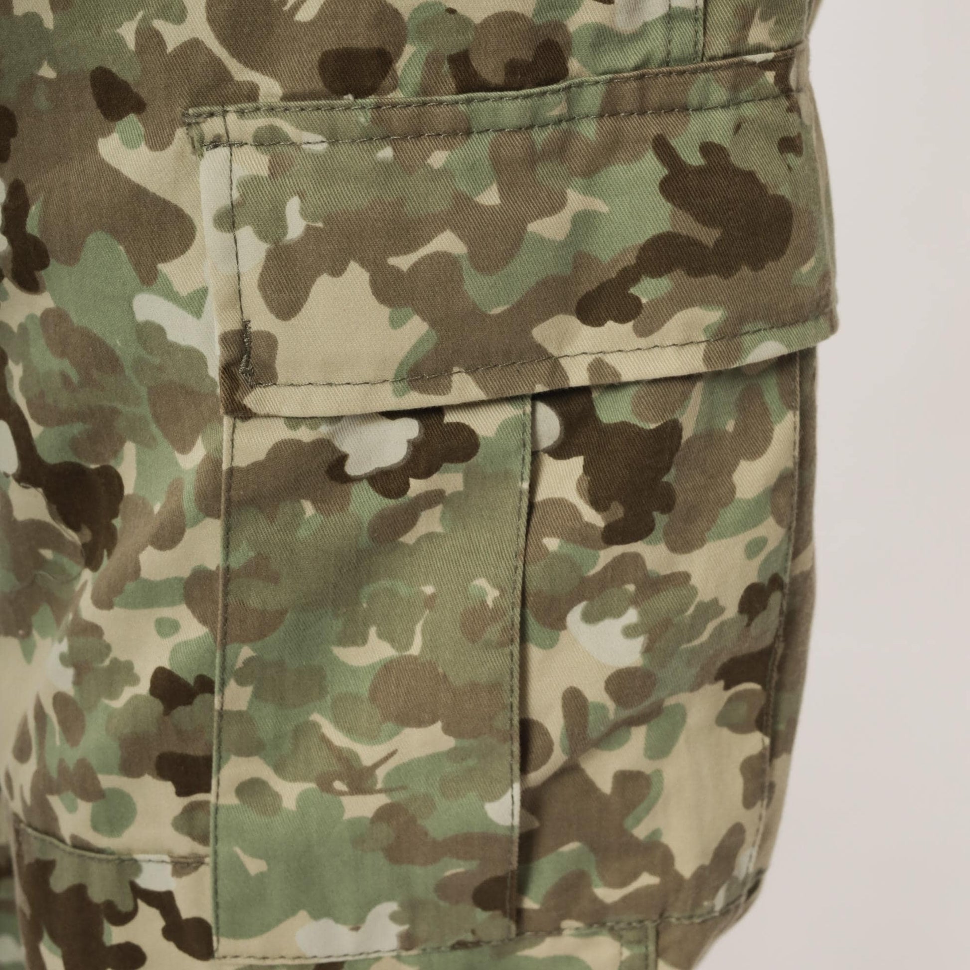 90s Rothco BDU Camouflage Cargo Pants Olive Multi-Pocket Small S