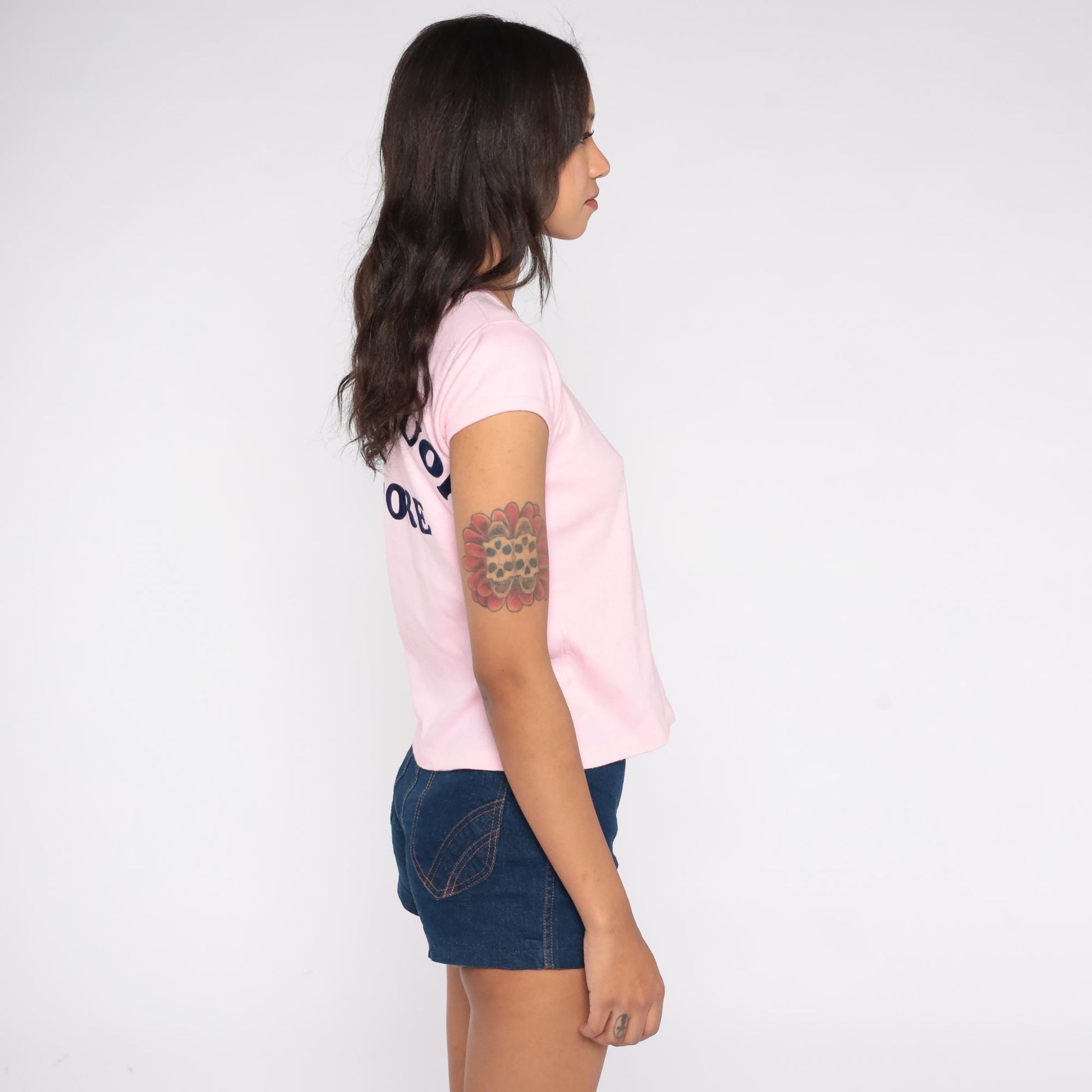 80s Pink Graphic Tee Ken's Liquor Store Stedman Cotton Medium