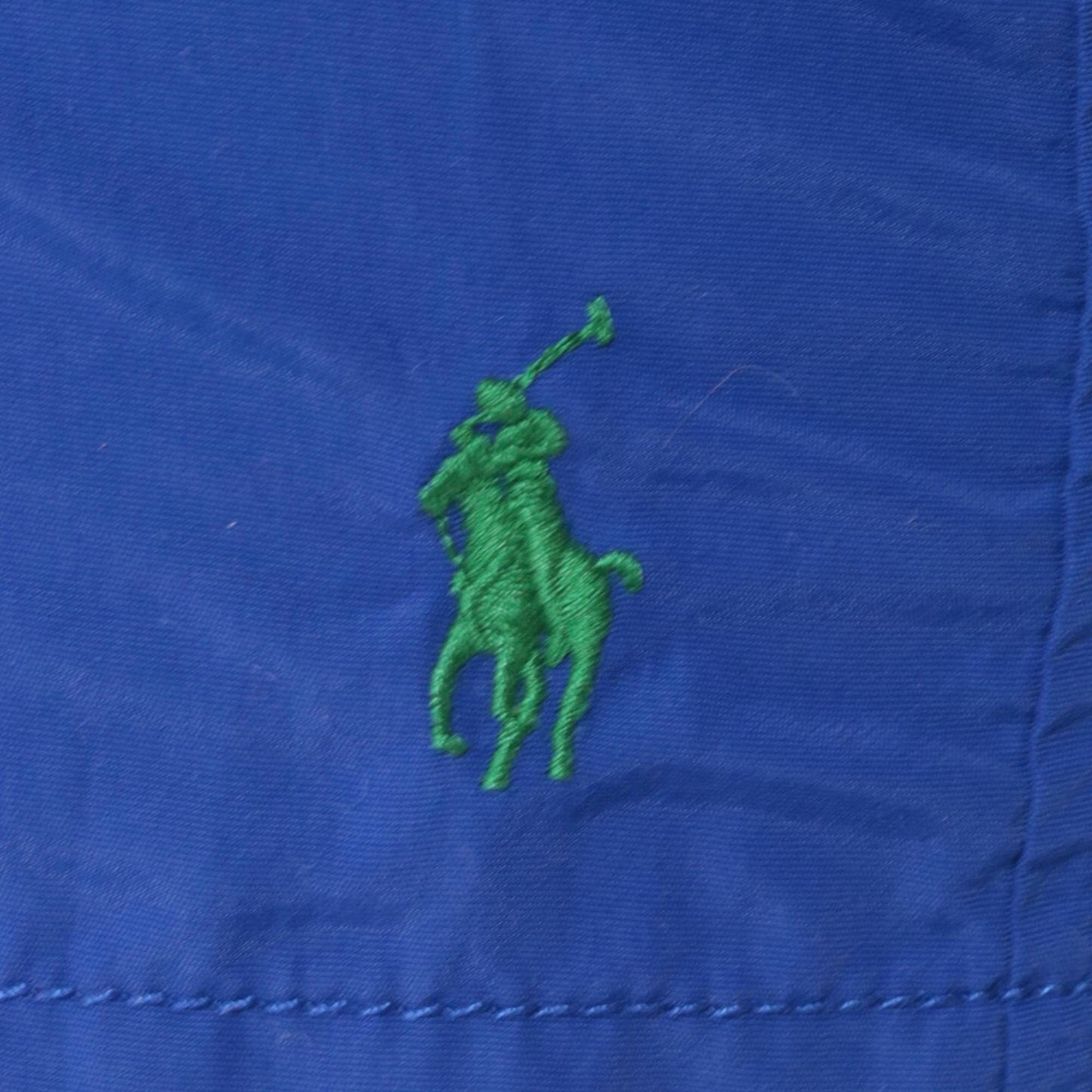 Polo Ralph Lauren 90s Blue Swim Trunks Drawstring Board Shorts Extra Large XL
