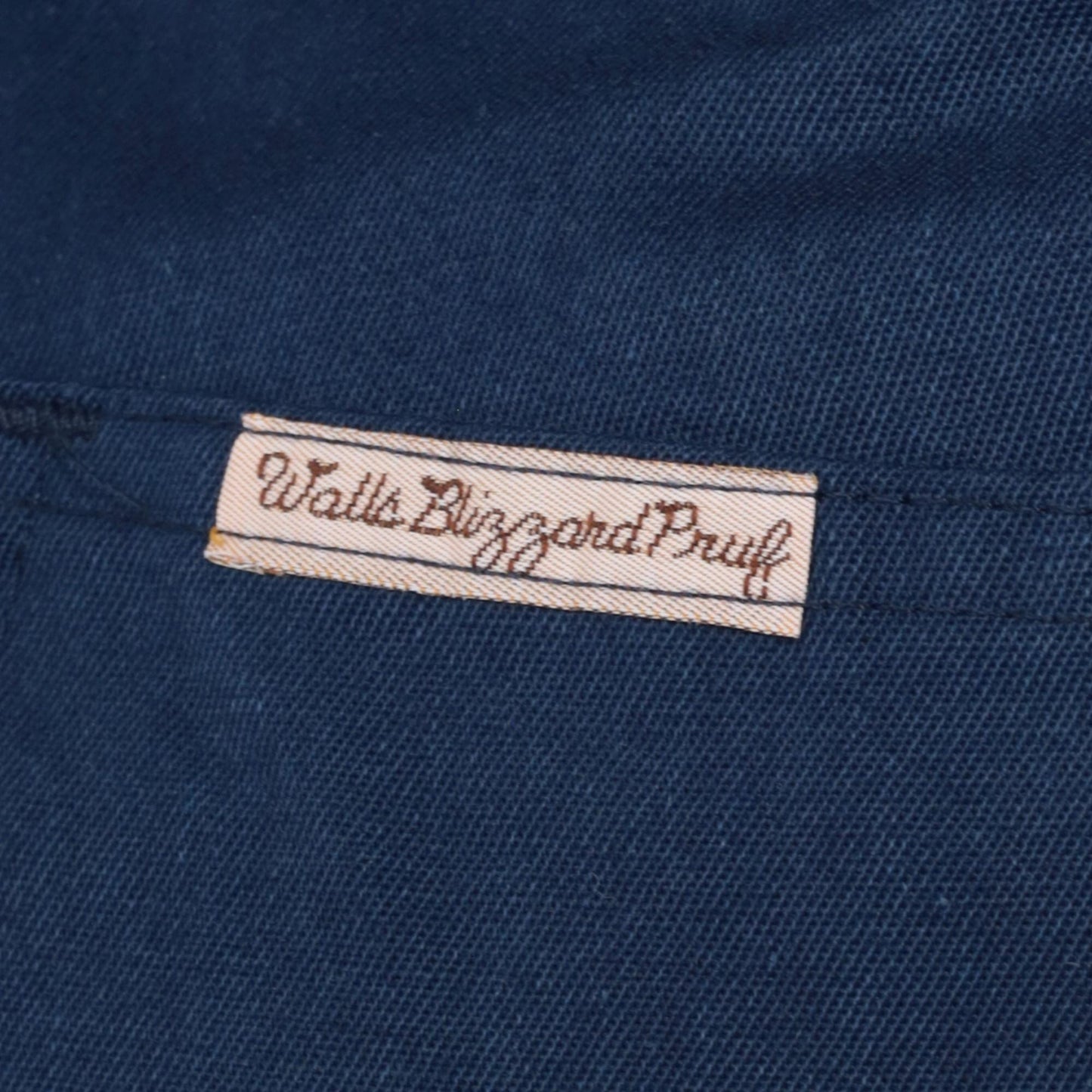 90s Walls Blizzard Pruf Navy Coveralls Zip Front Workwear Small