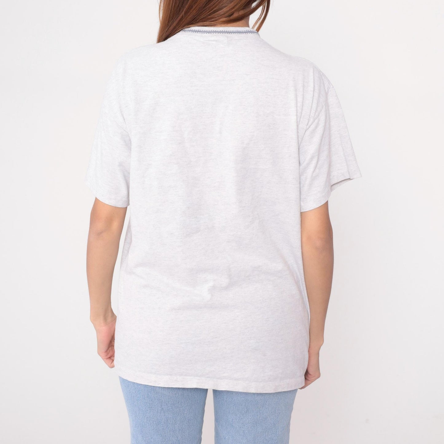 90s South American Explorer Cruise Map Tee White Cotton Large L