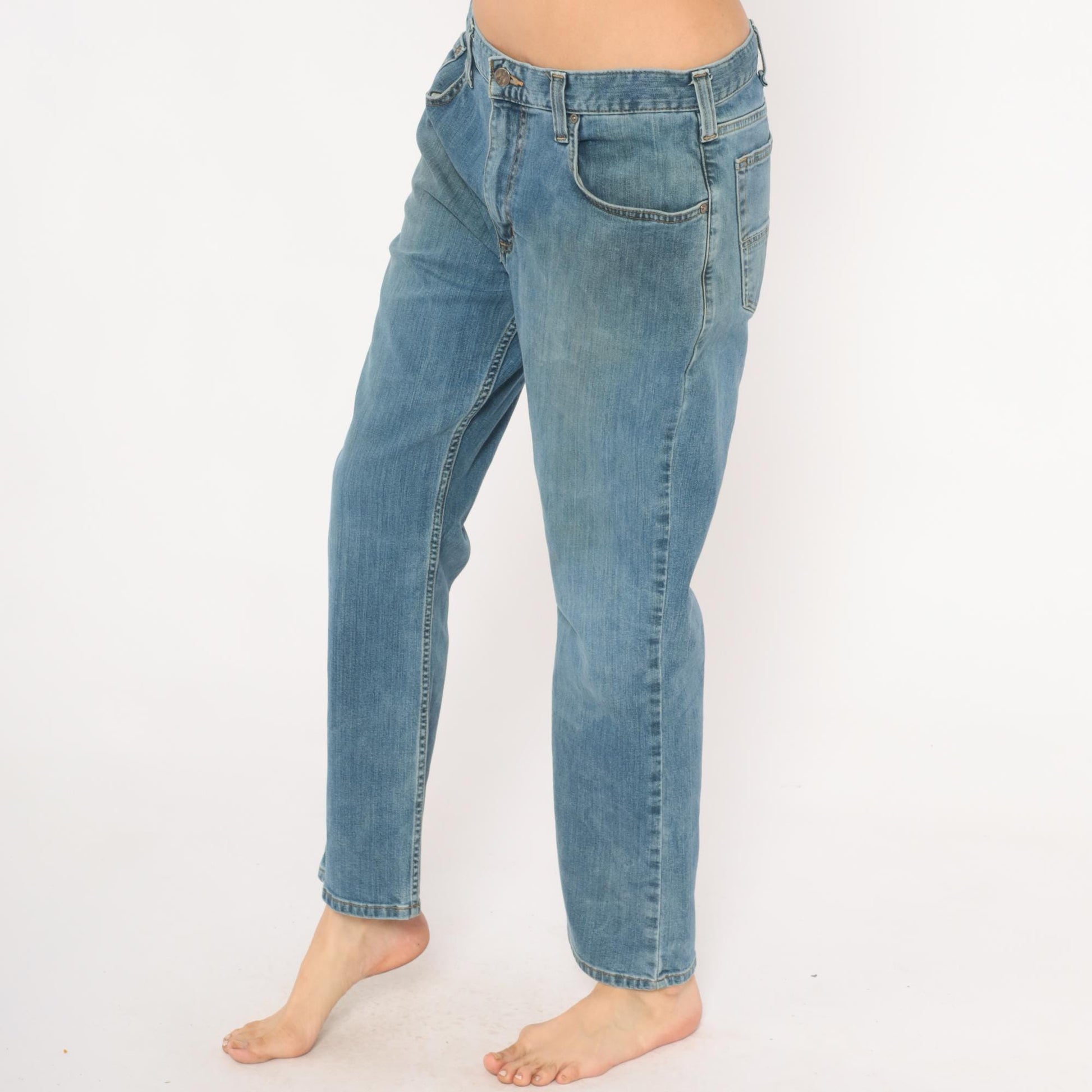 Carhartt Jeans 2000s Light Wash Straight Leg Five Pocket Denim 34 x 28