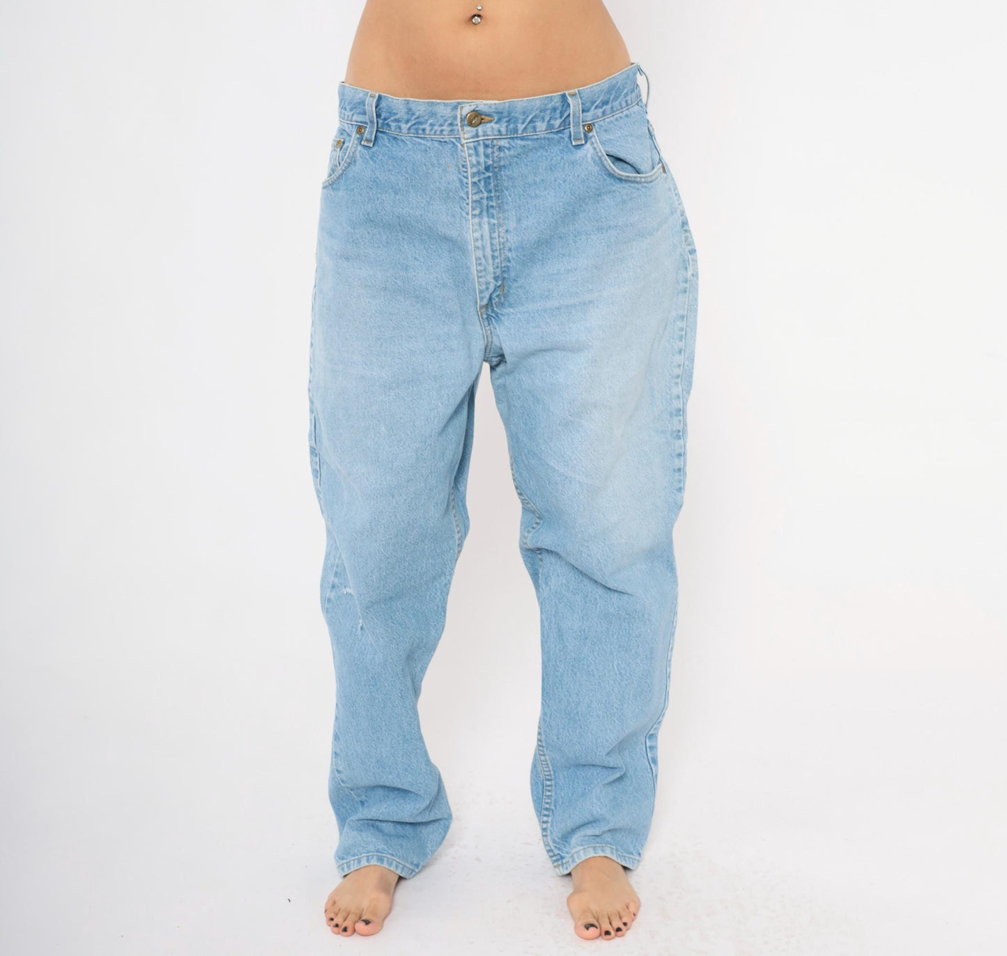Carhartt Light Wash Straight Leg Jeans 2000s Relaxed Fit Denim 40 x 30