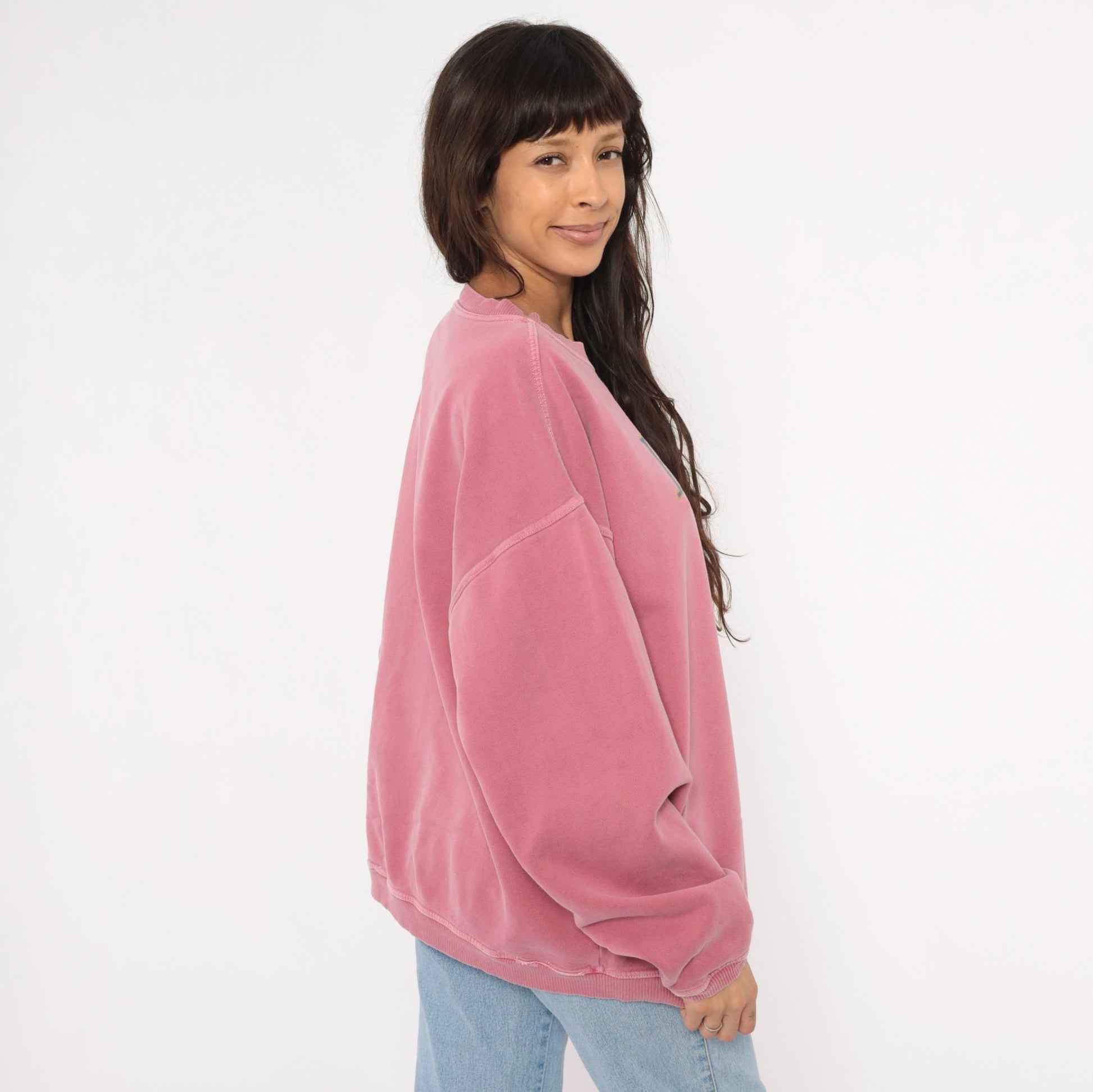 90s HSC Altoona Dusty Rose Crewneck Sweatshirt Pigment Dyed Extra Large XL