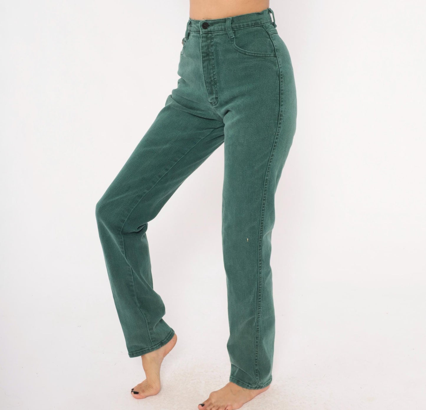 Y2K Roper Sage Green High Rise Straight Leg Jeans Extra Small XS