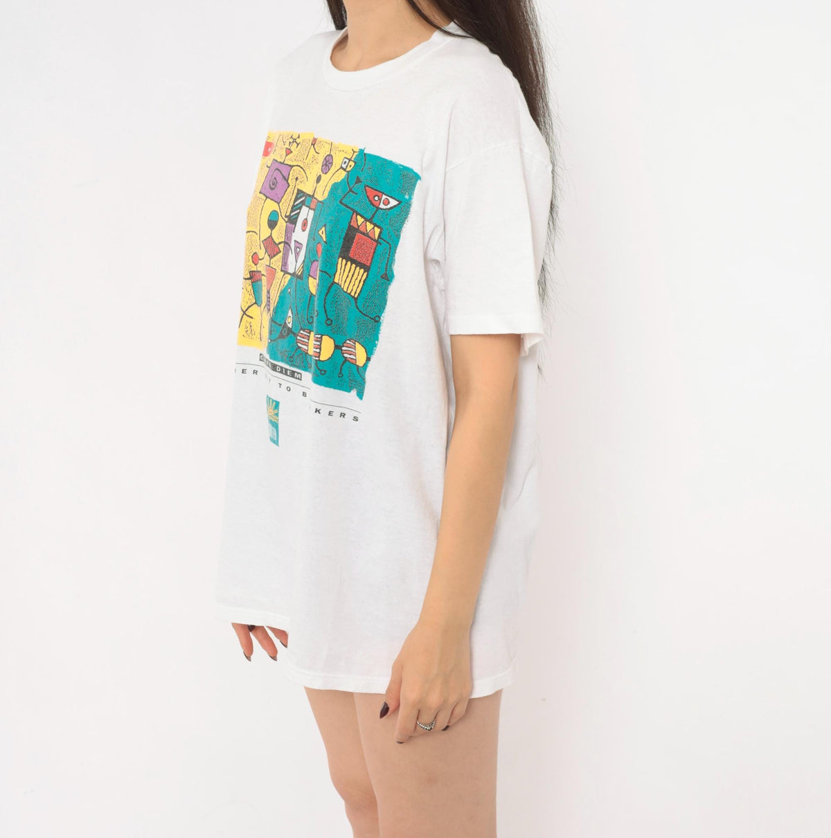 90s Bay To Breakers 1991 San Francisco Graphic Tee White Cotton Large