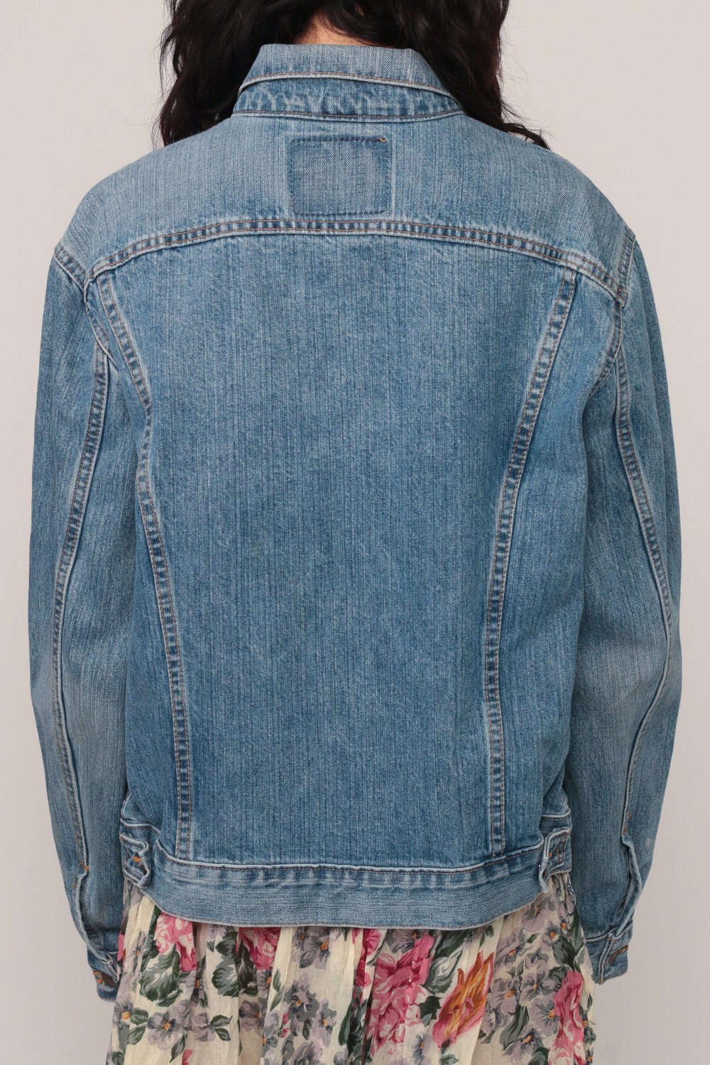 90s Levi's Denim Jacket Blue Jean Trucker Large