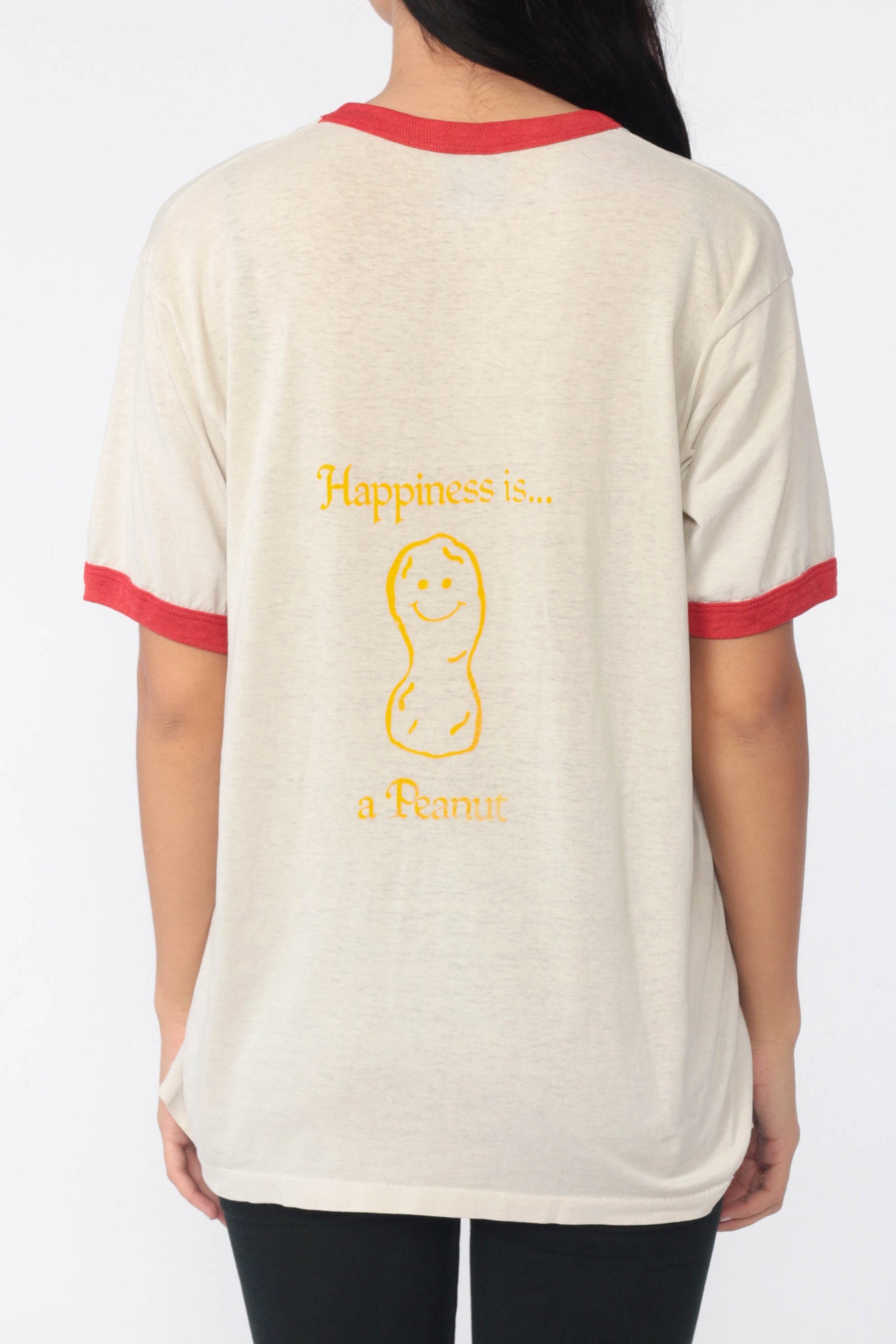 80s Hero King Ringer T-Shirt Graphic Tee I Want To Be Your Hero Medium