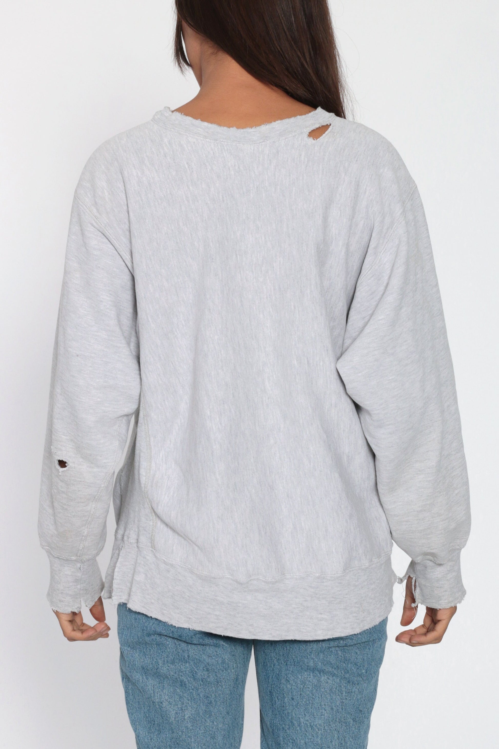 90s Champion Blaine Football Minnesota Reverse Weave Sweatshirt Grey Medium