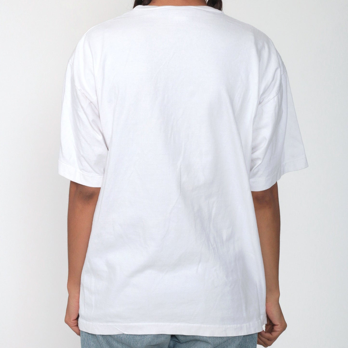 90s Aero Dynamics Neon Slogan Graphic T-Shirt Cotton Small