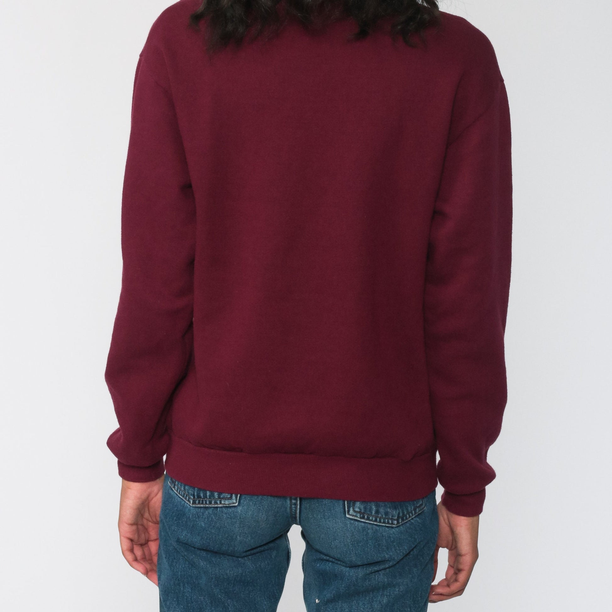 90s Texas A&M University Aggies Sweatshirt Burgundy Crewneck Small