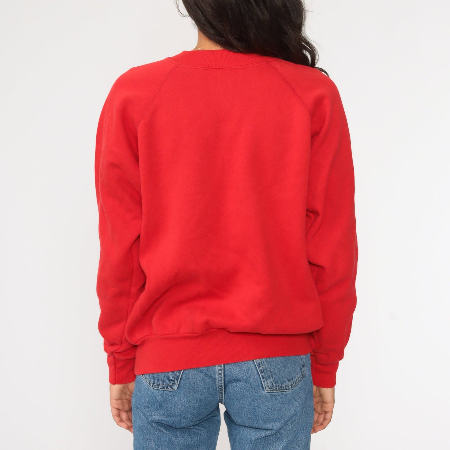 80s Irvin Band High School El Paso Red Crewneck Sweatshirt Medium