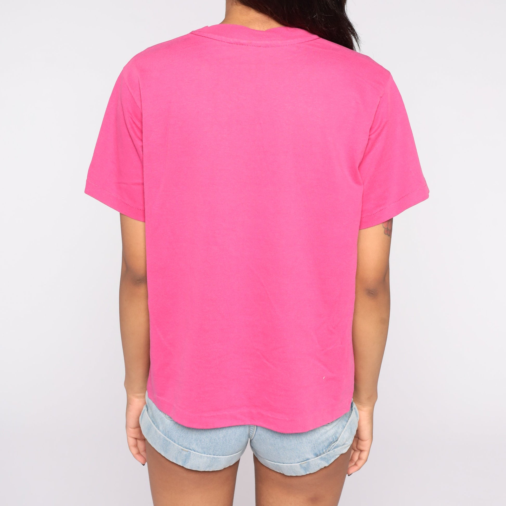 90s Sedona Arizona Kokopelli Graphic T-Shirt Hot Pink Cotton Medium
