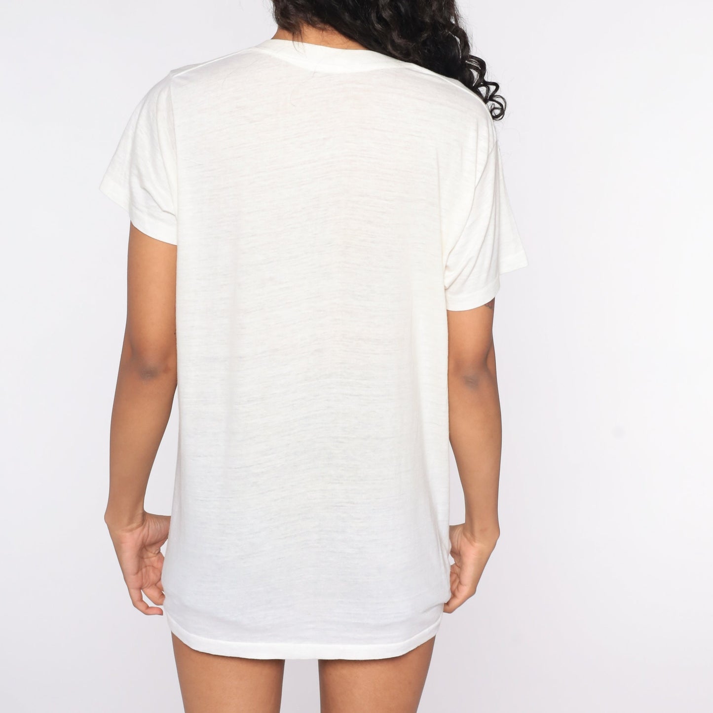 70s I Don't Get Mad I Get Even Iron On Graphic Tee Single Stitch Large