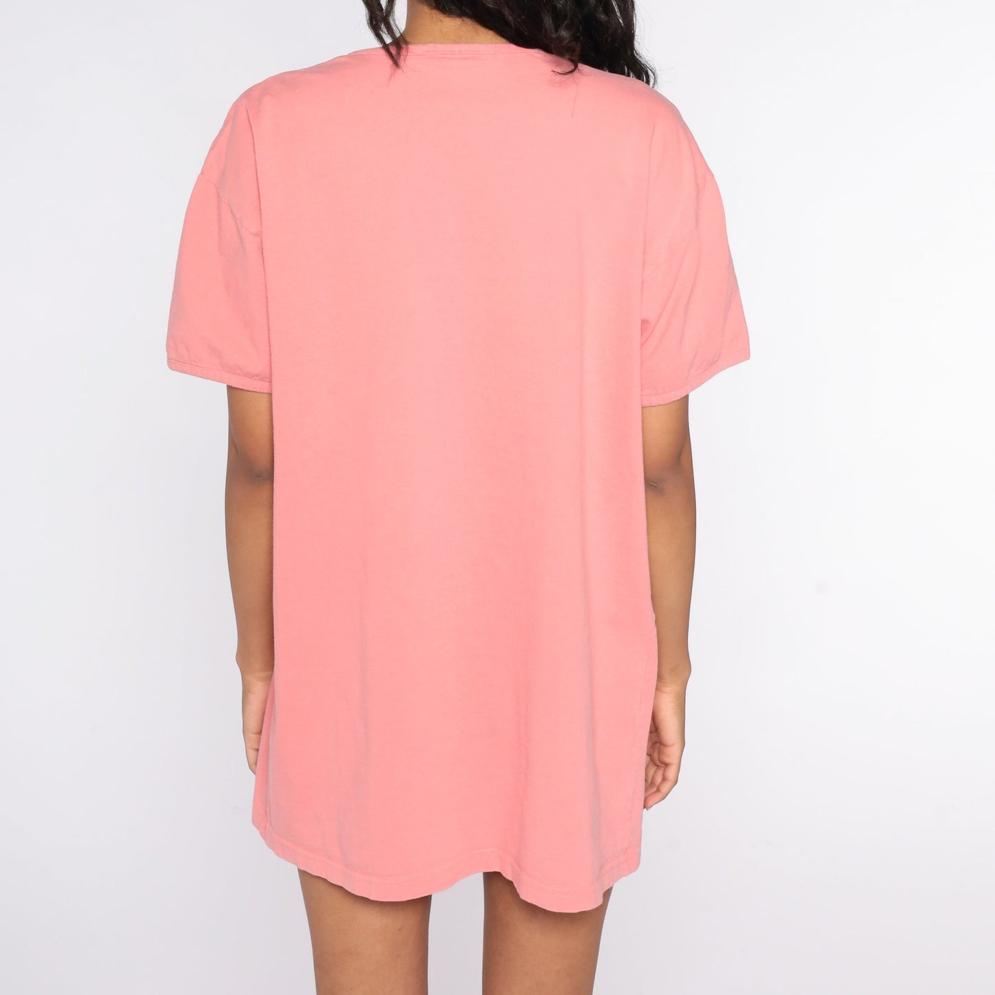 00s Heal Thy Whiny Self Graphic T Shirt Dress Cotton Knee Mini Small
