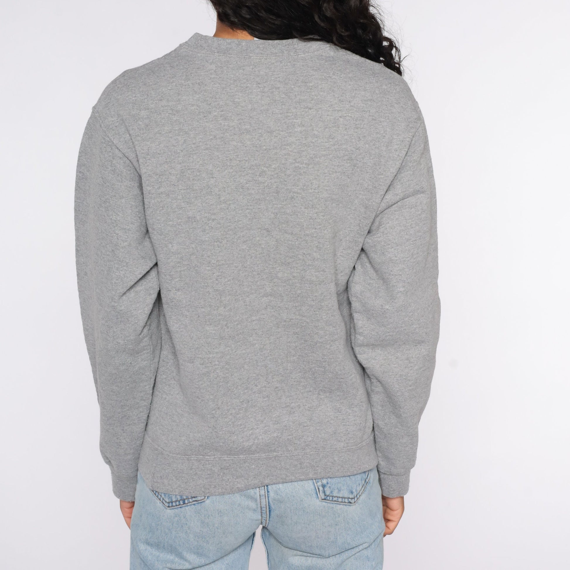 Y2K Oklahoma State University Sweatshirt Jerzees Grey Crewneck Small S