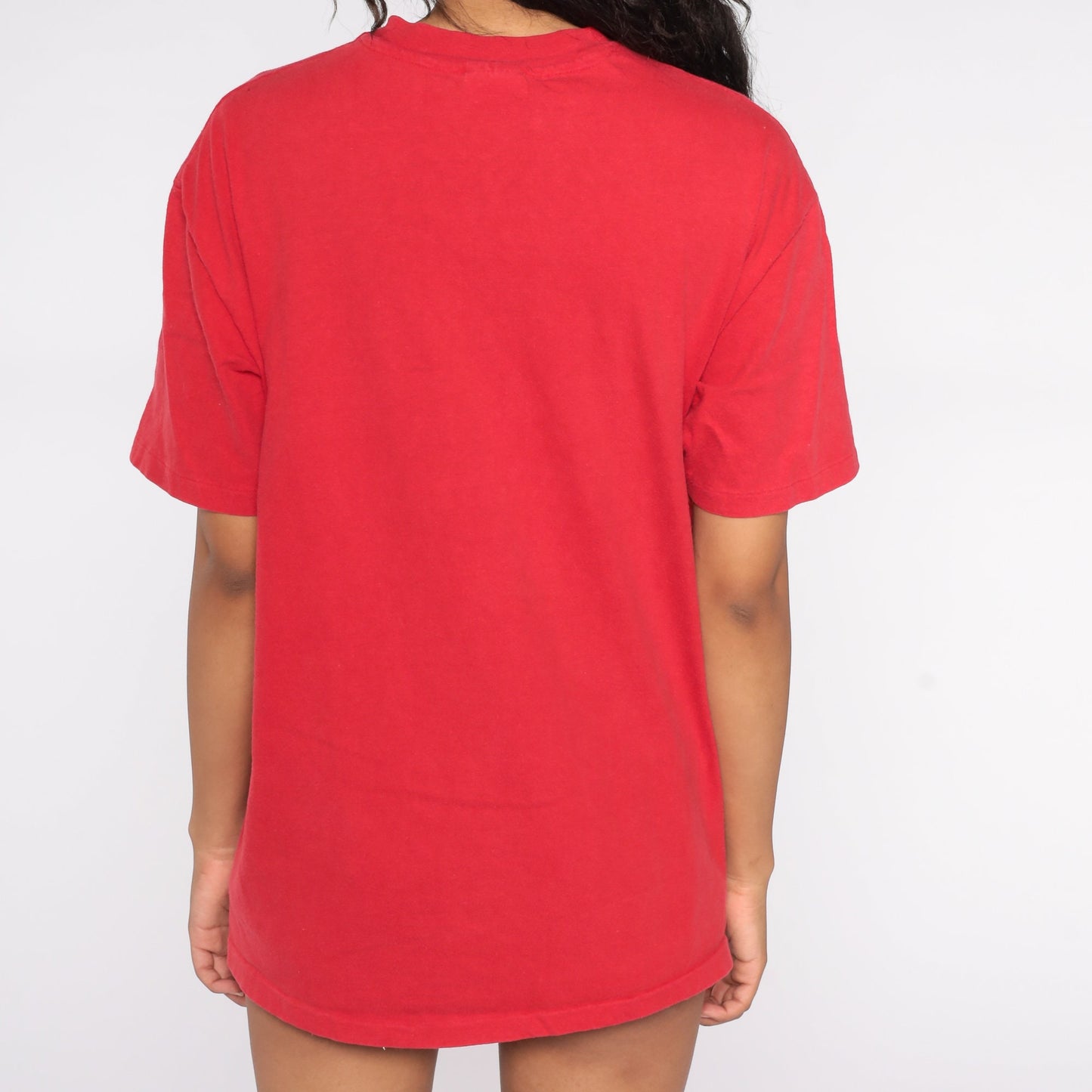 80s San Diego Zoo Panda Bear Graphic T-Shirt Red Cotton Unisex Extra Large XL