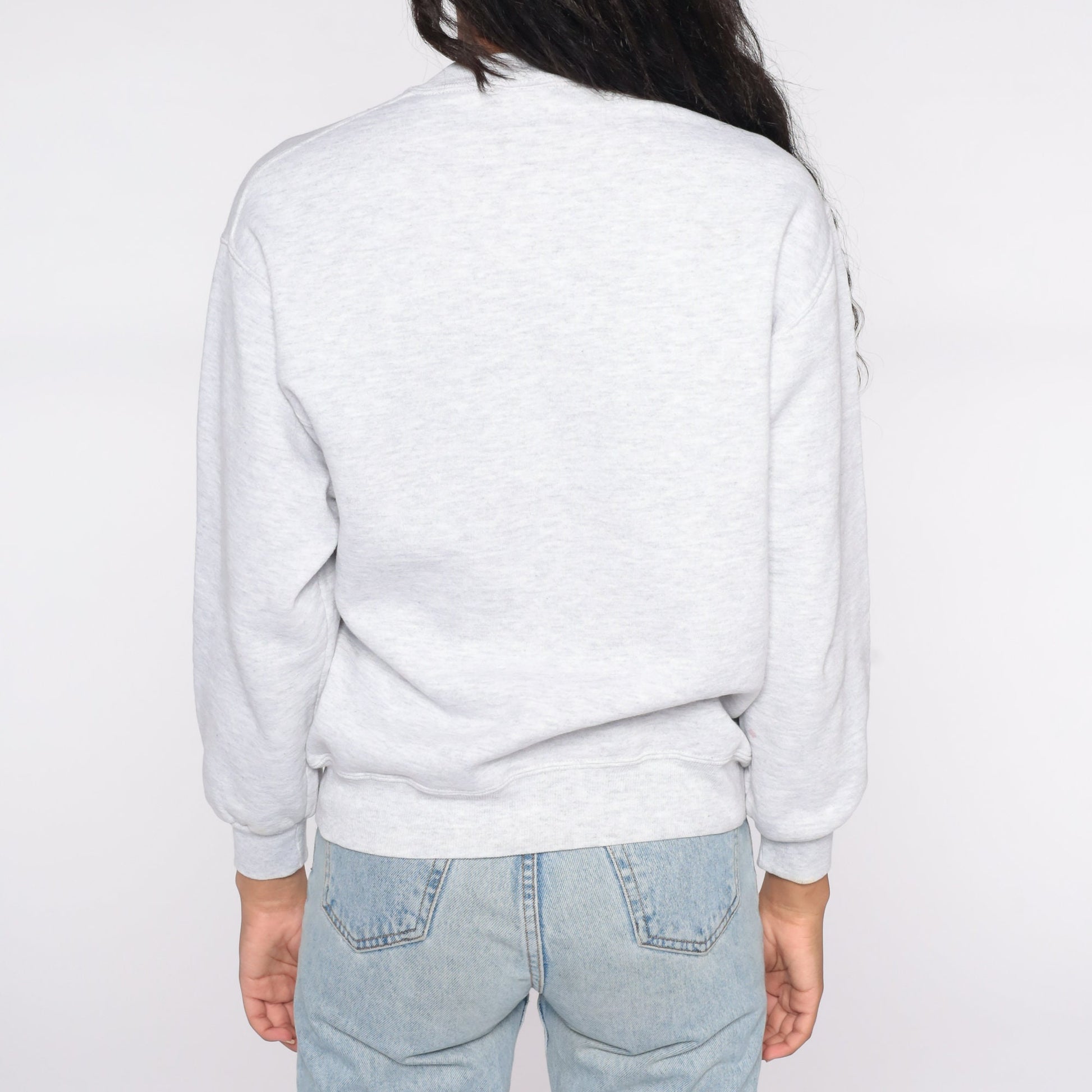 90s San Francisco Jerzees Sweatshirt Grey Crewneck Graphic Small