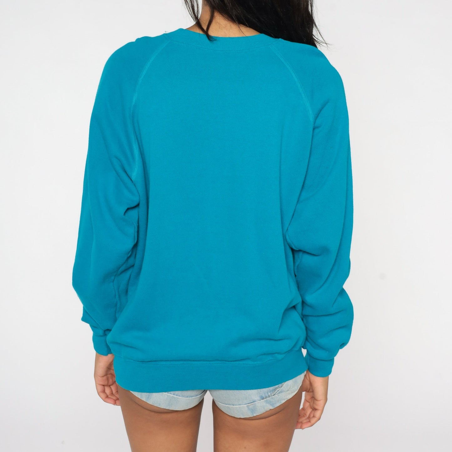 80s At My Age You Don't Need To Be Reminded Sweatshirt Blue Graphic Large L