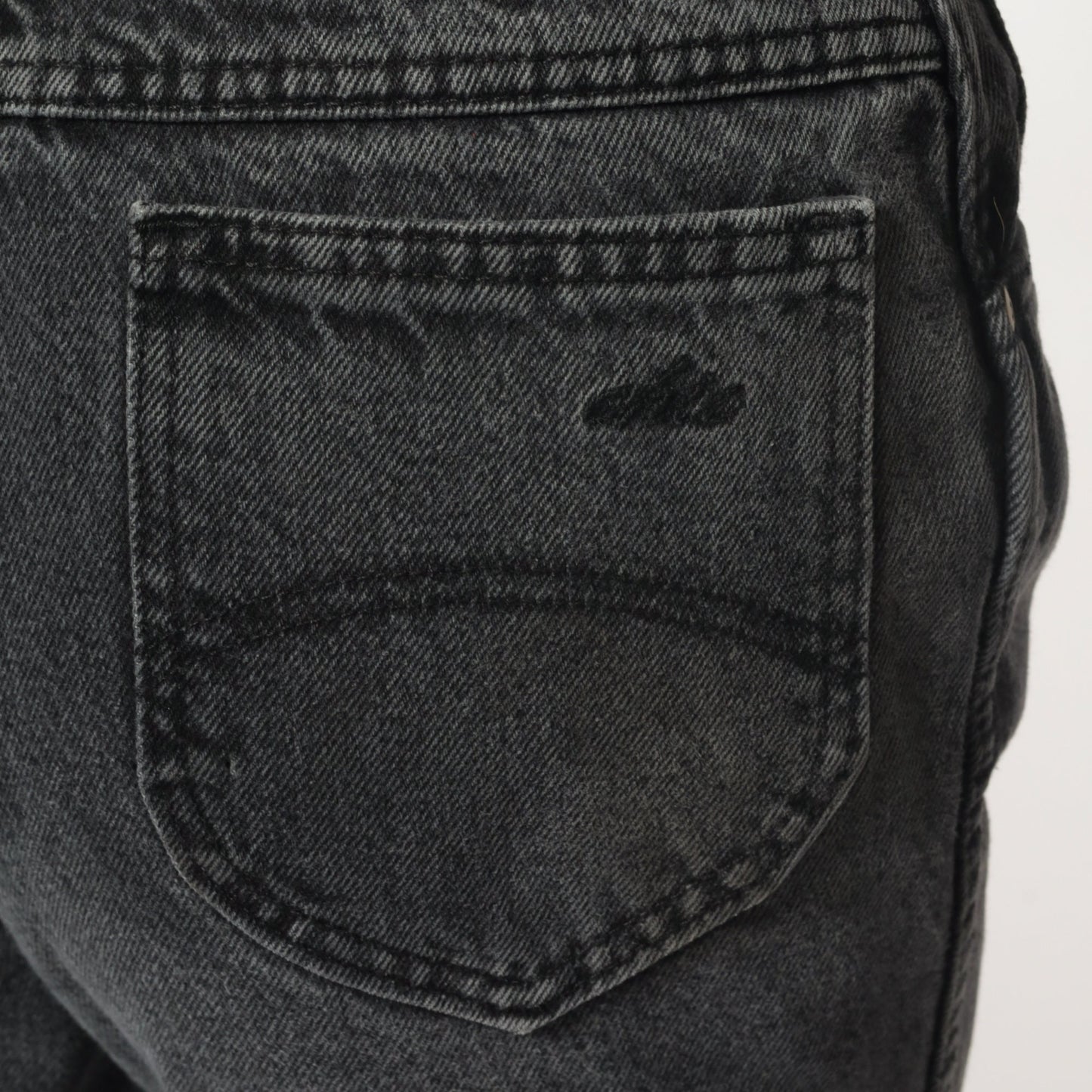 90s Black Tapered High-Waist Denim Jeans Extra Small XS