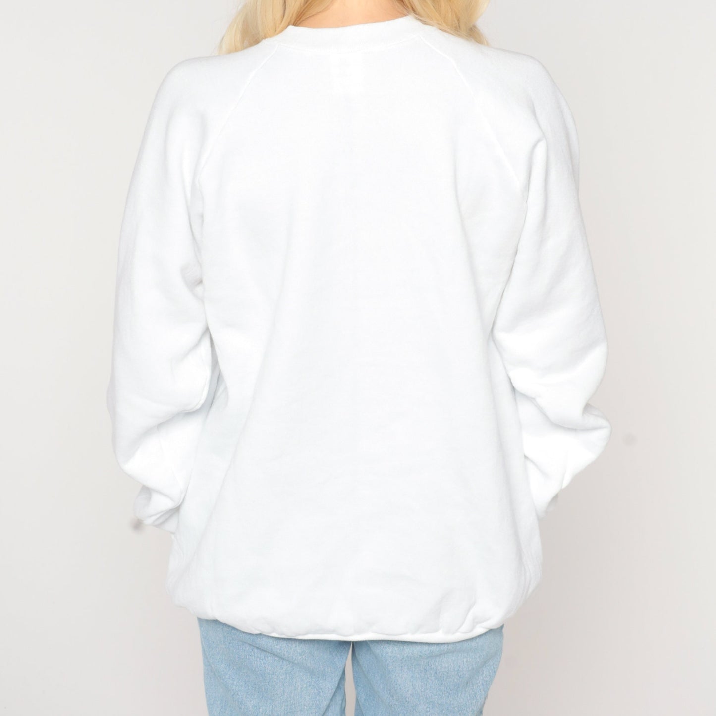 90s Voice of America Vote Sweatshirt Raglan Graphic Crewneck Extra Large
