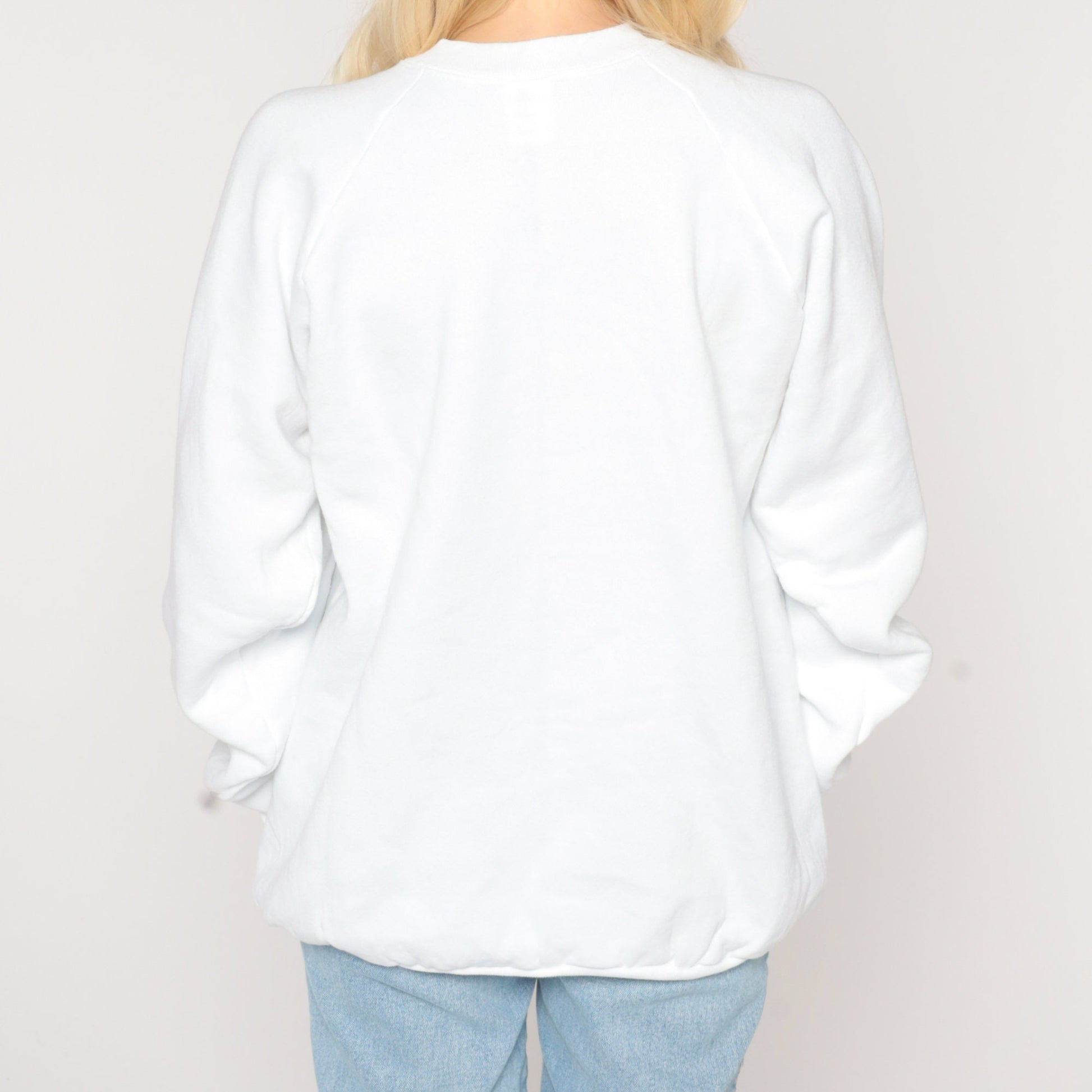 90s Voice of America Vote Sweatshirt Raglan Graphic Crewneck Extra Large