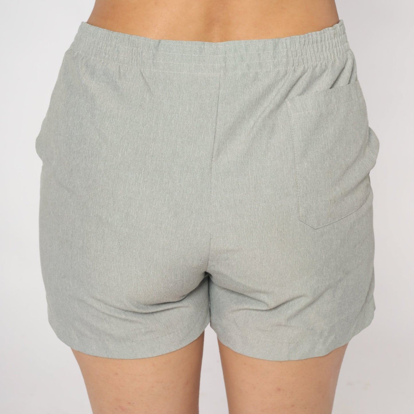 80s Hang Ten Grey Shorts High Waist Surf Small