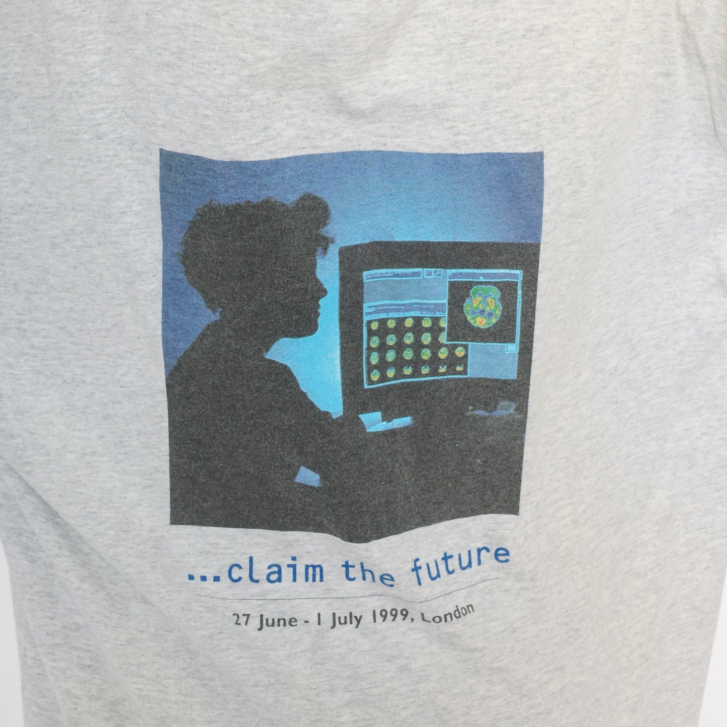 90s Royal College of Nursing Graphic T-Shirt 1999 London Convention Screen Stars Extra Large