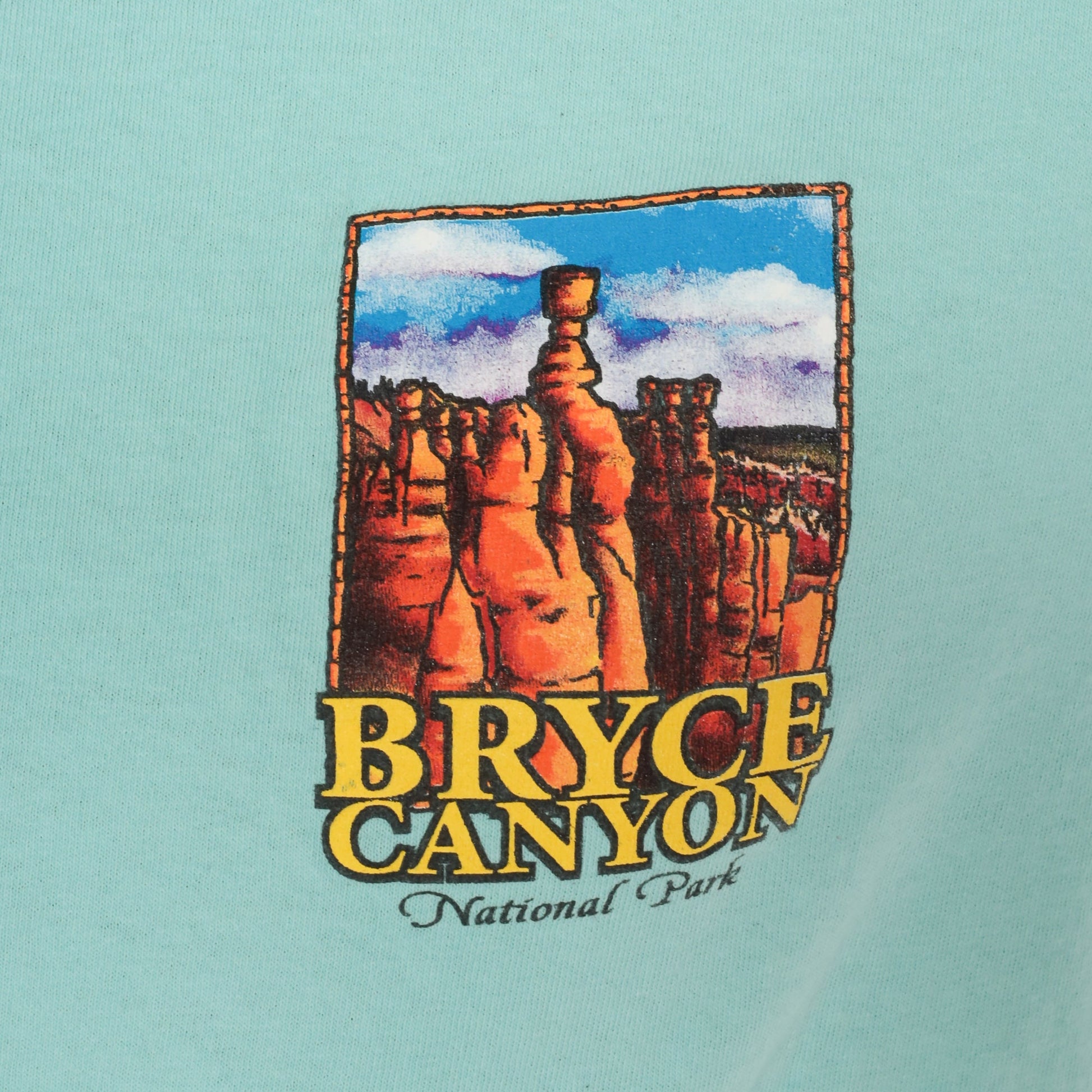 00s Bryce Canyon National Park Graphic Tee Mint Long Sleeve Medium